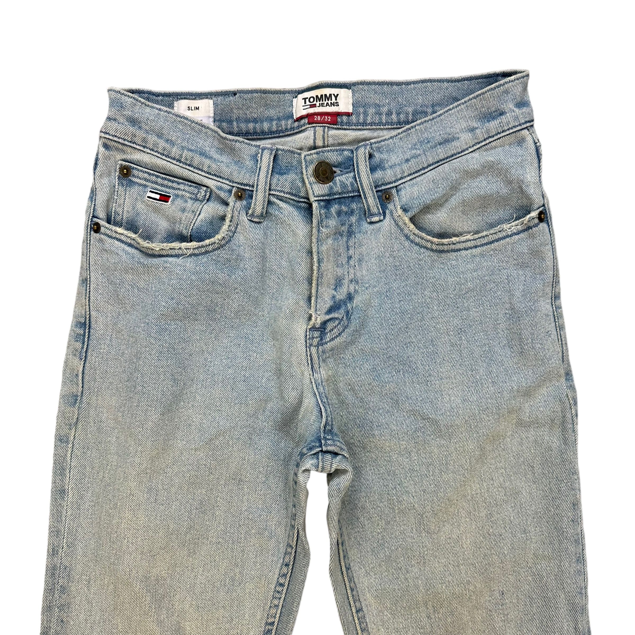 Tommy Hilfiger TOMMY JEANS SLIM FIT WASHED DENIM PANT #9113-58 Size US 28 / EU 44 - 2 Thumbnail