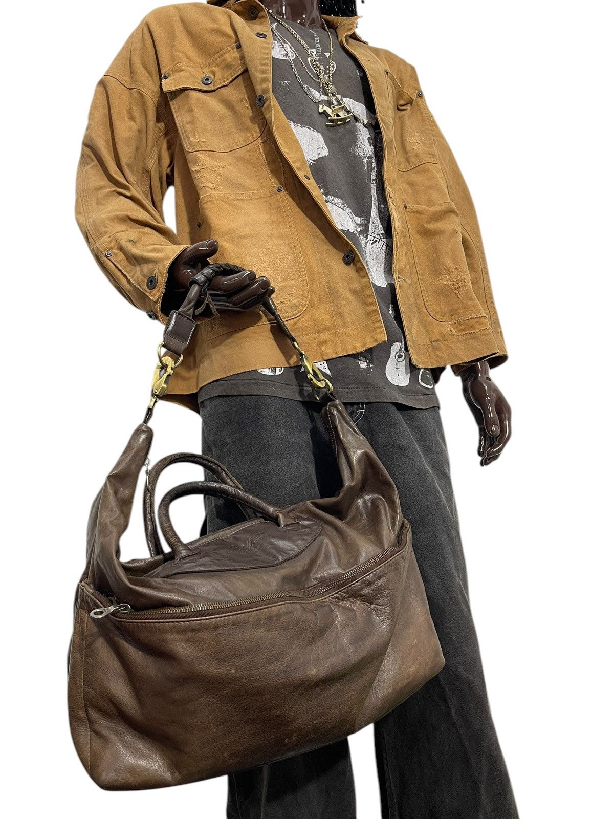 Jas MB Full Leather Jas MB Handmade England Tote Shoulder Bag 1🟩3 Size ONE SIZE - 5 Thumbnail