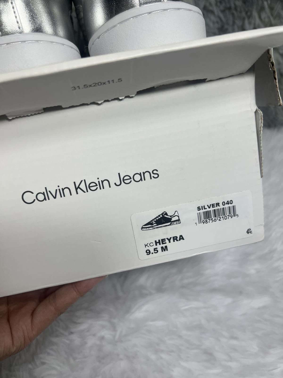 Other Calvin Klein Silver Sneakers KC HEYRA Size 9.5 M Size US 9.5 / IT 39.5 - 3 Thumbnail