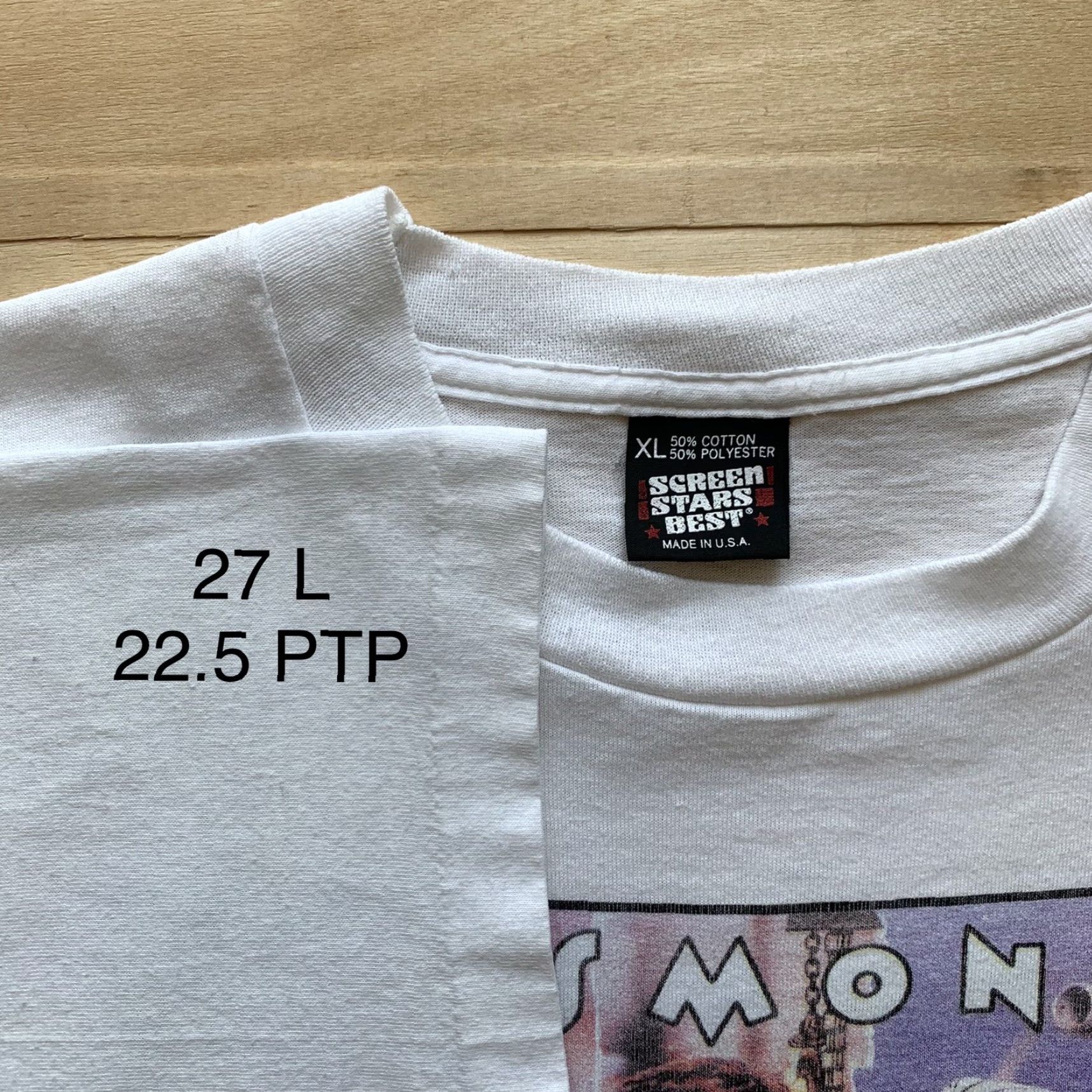 Vintage VINTAGE Screen Stars Osmonds Second Generation Shirt XL White Crew Neck Short Sleeve Music 80s Band Logo Men's T-Shirt Size US XL / EU 56 / 4 - 4 Thumbnail