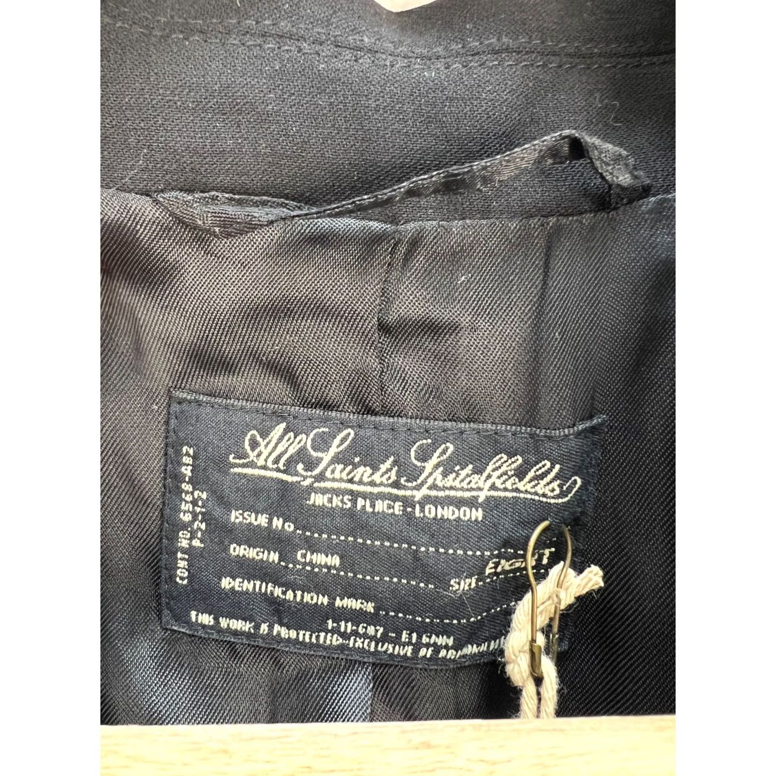 Allsaints - New Title: "AllSaints Adersi Jacket Blazer - Womens Size 8 S" - Added Brand Size S / US 4 / IT 40 - 4 Thumbnail