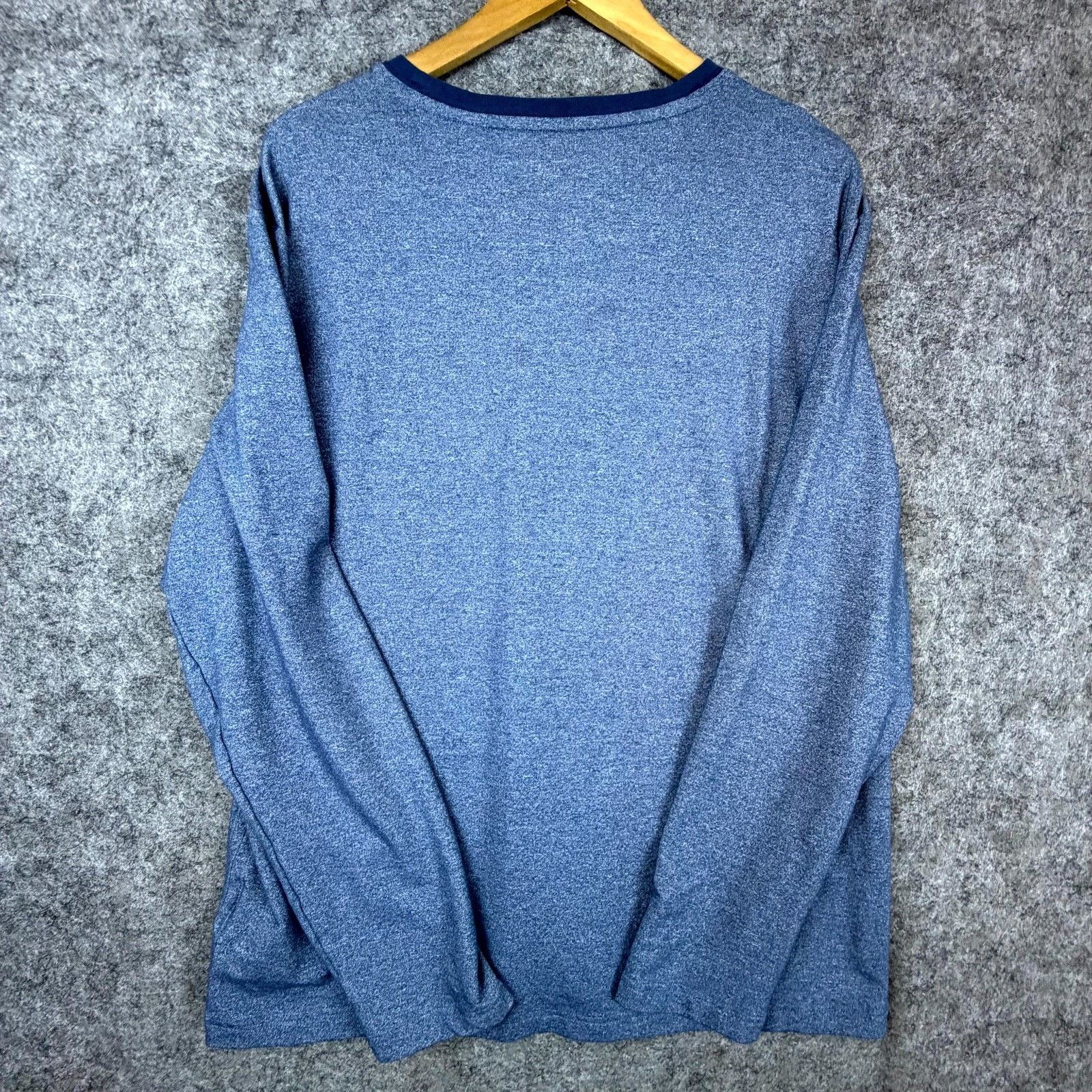Michael Bastian Michael Bastian Shirt Mens XL Heather Blue Rayon Stretch Size US XL / EU 56 / 4 - 2 Thumbnail