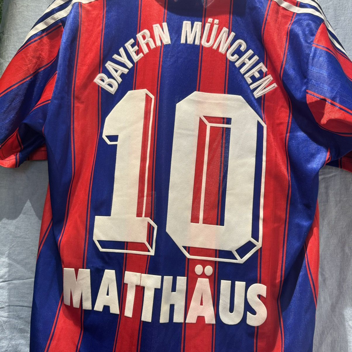 Adidas Bayern munich 95/97 home shirt #10 Matthaus Size US M / EU 48-50 / 2 - 6 Thumbnail