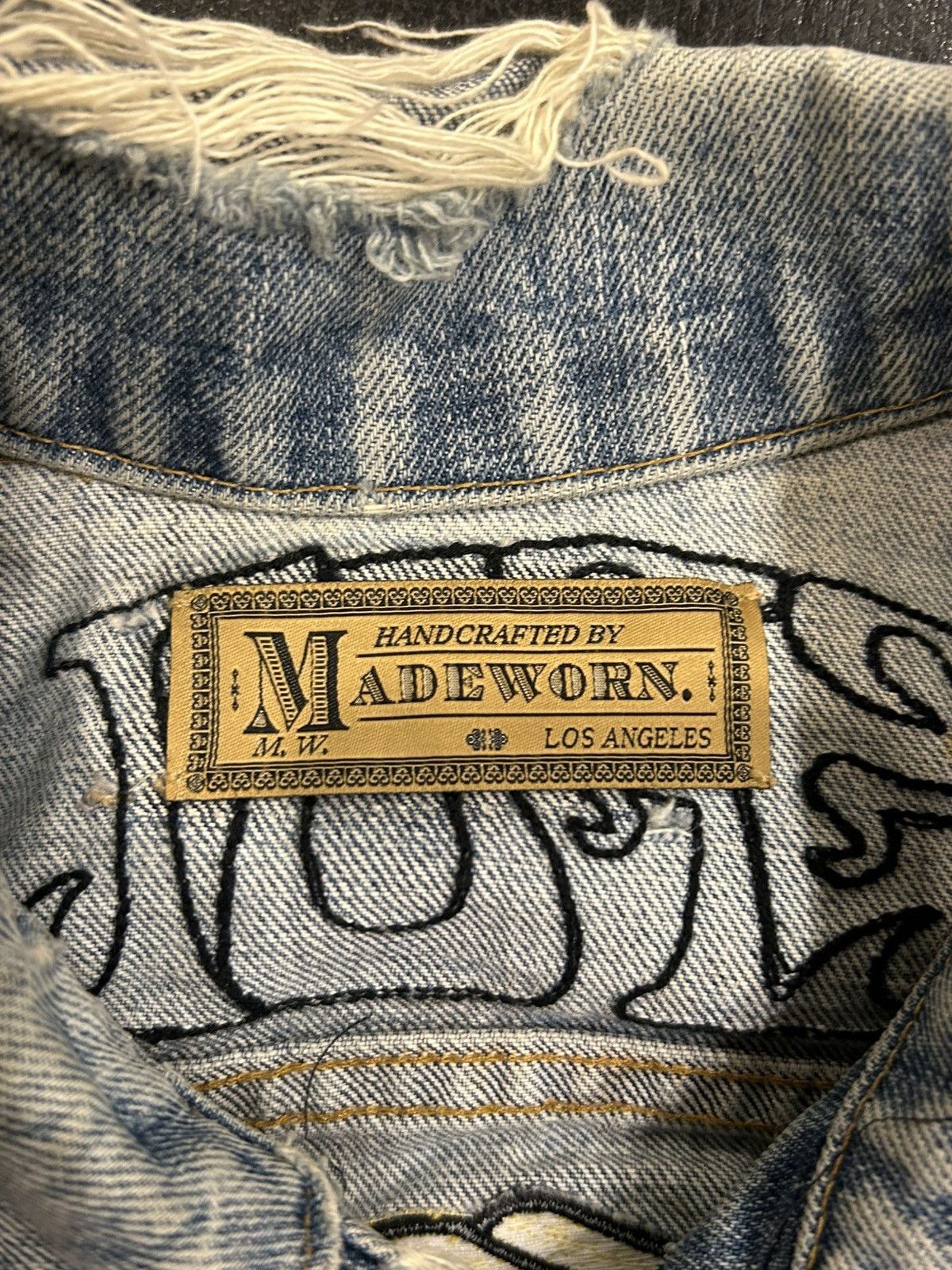 MadeWorn MadeWorn LA Grateful Dead Denim Trucker Jacket Size US M / EU 48-50 / 2 - 5 Thumbnail