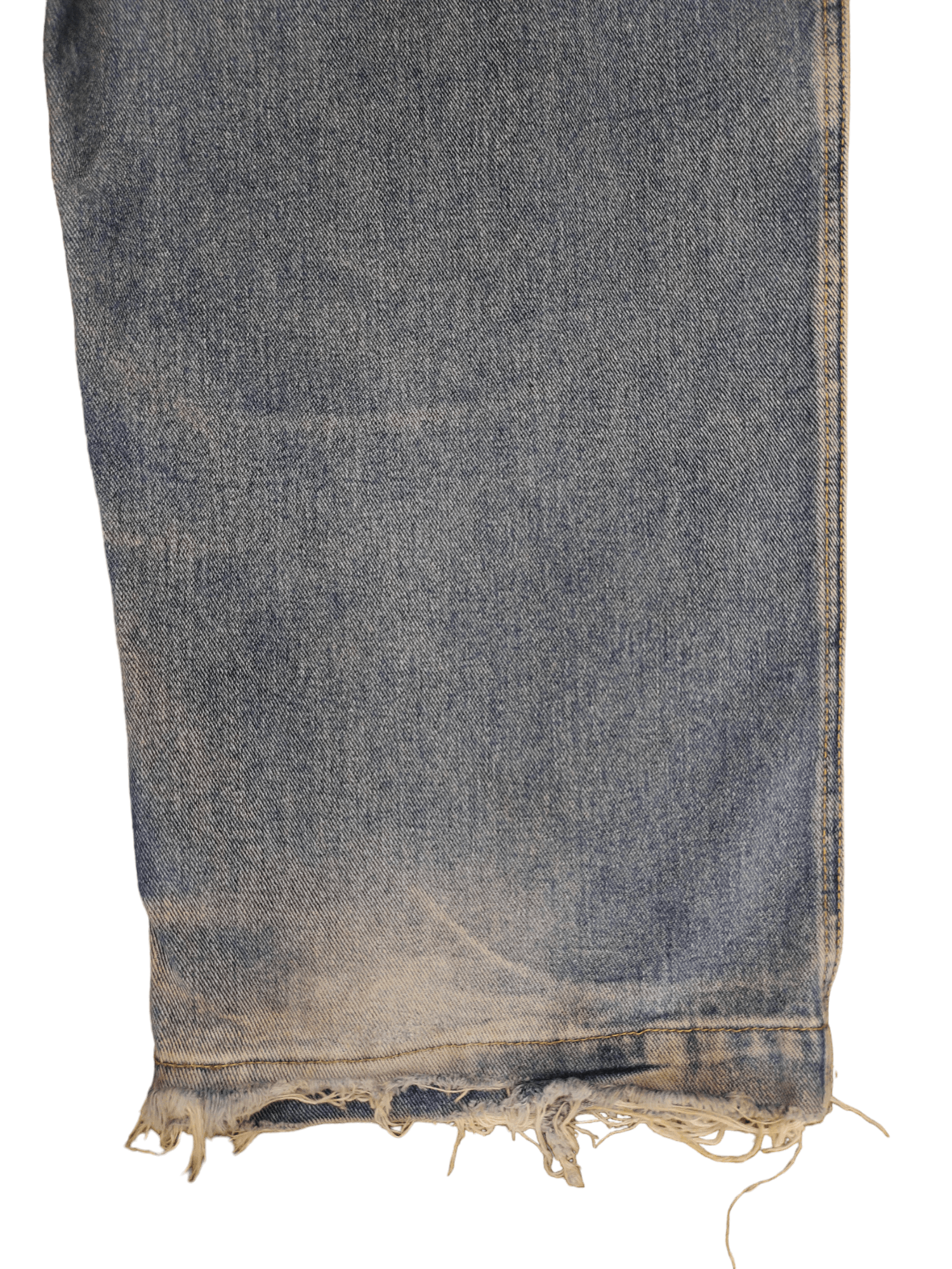 JNCO Vintage Y2k Karl Kani Embroider Faded Distress Baggy Jeans Size US 37 - 8 Thumbnail