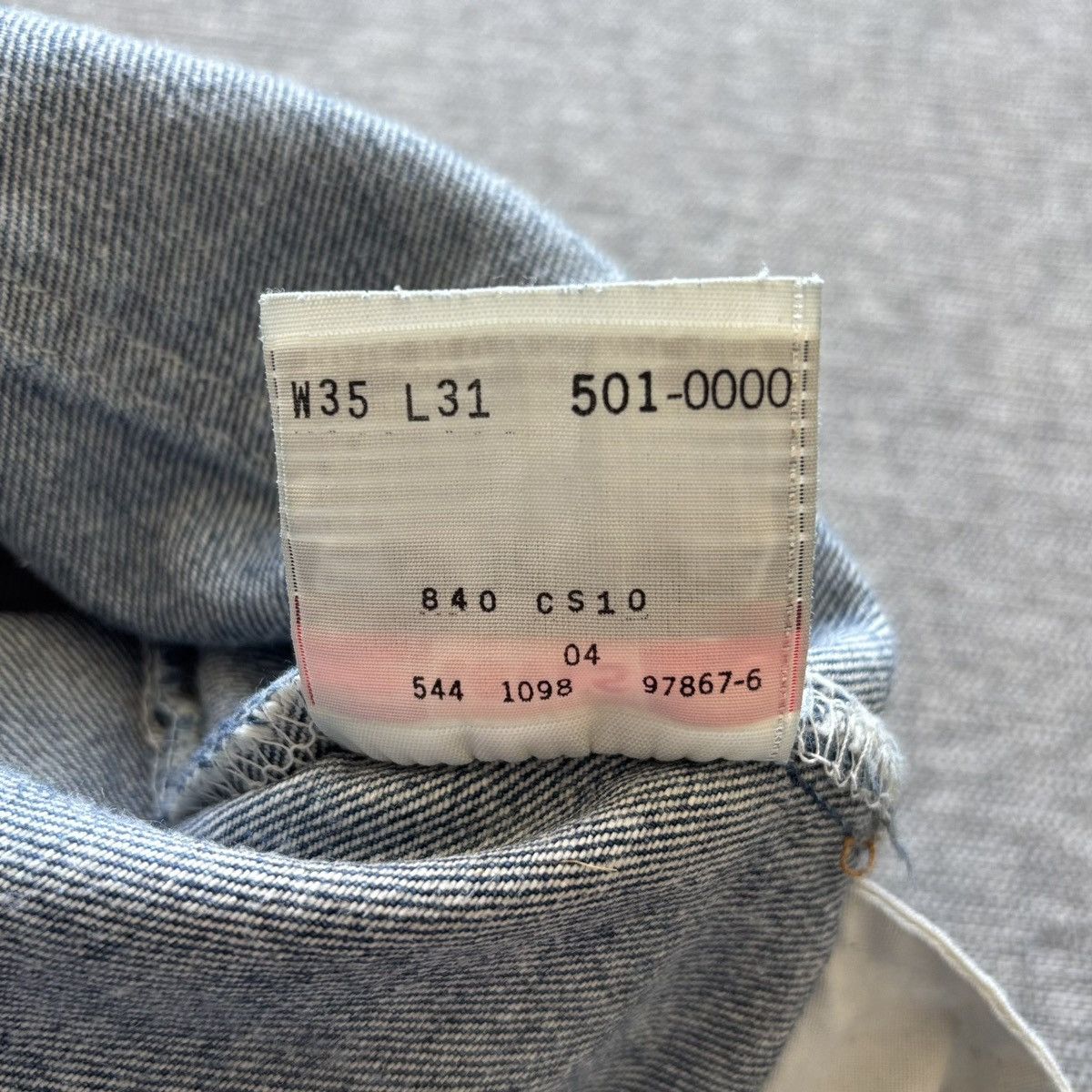 Levi's Vintage 501xx Denim Jeans Size 35 (Fits 32) Made in USA Size US 32 / EU 48 - 11 Thumbnail