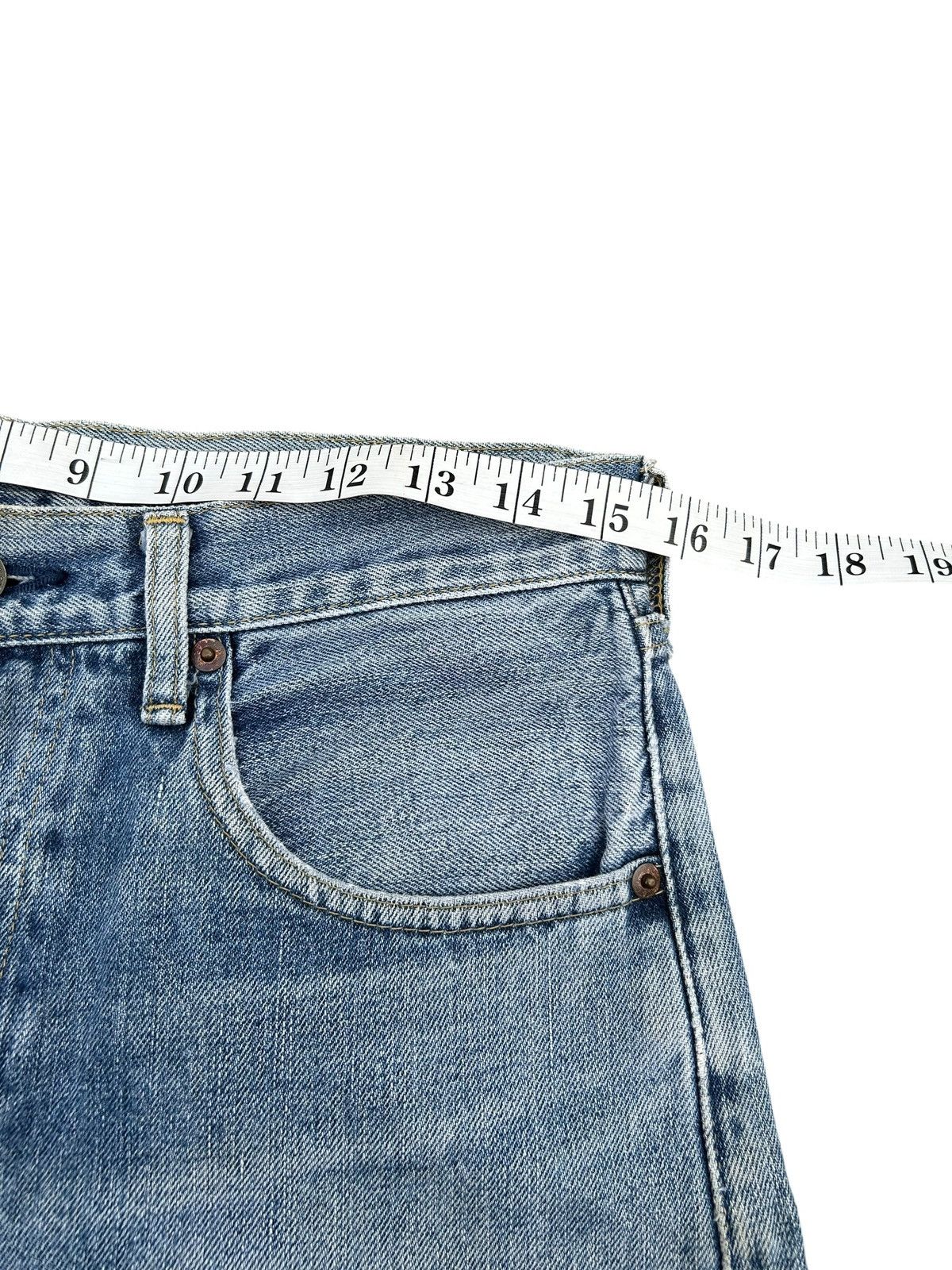 Kapital Vintage Levis Big E Selvedge Distressed Repair Denim Jeans Size US 31 - 17 Thumbnail