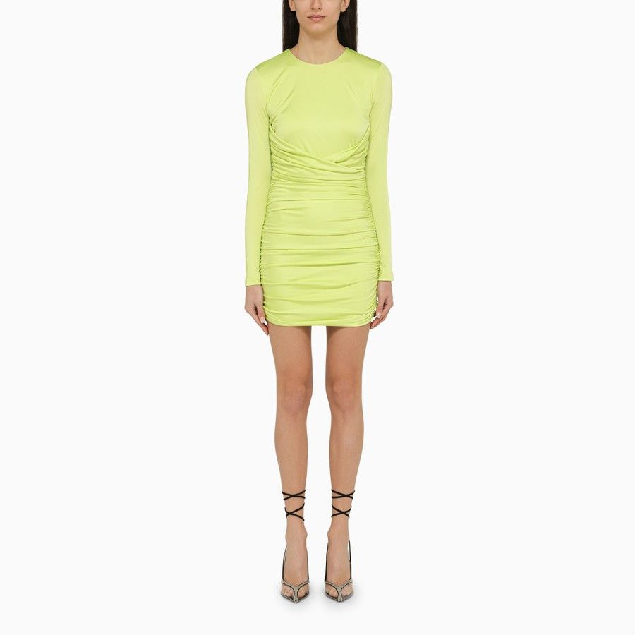 image of Dsquared2 O1D2Blof01223 Midi Dresse In Yellow, Women's (Size Medium)