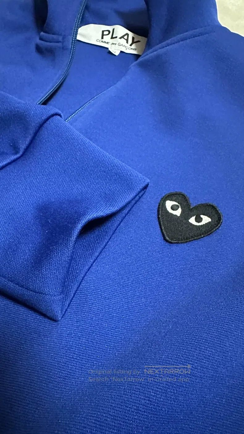 Comme des Garcons Comme Des Garcons Blue Zipper Hoodie Jacket Size XL / US 12-14 / IT 48-50 - 8 Thumbnail