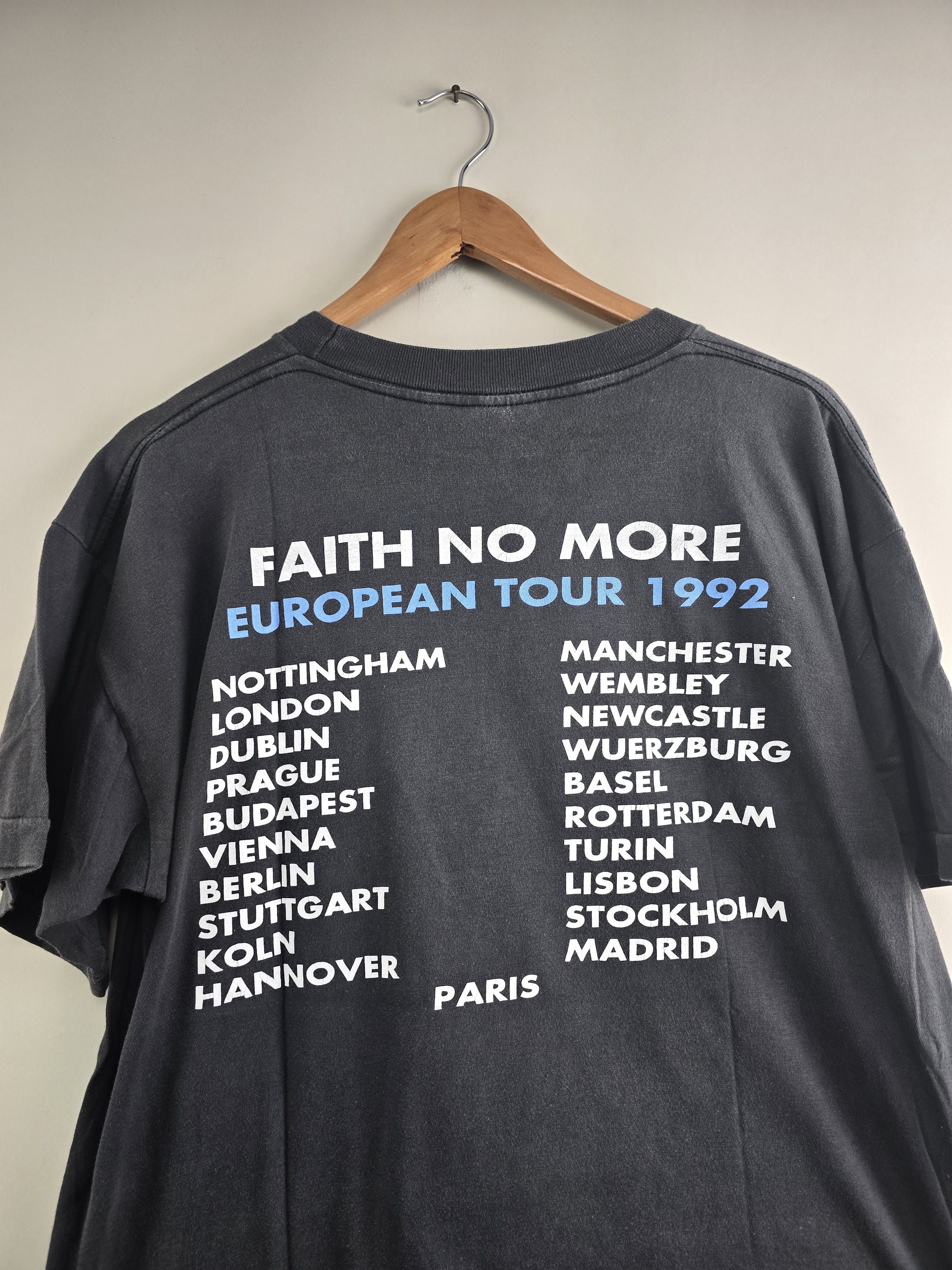 Band Tees × Vintage 1992 Faith No More Tour L 22.5" 28.5" Size US L / EU 52-54 / 3 - 7 Thumbnail