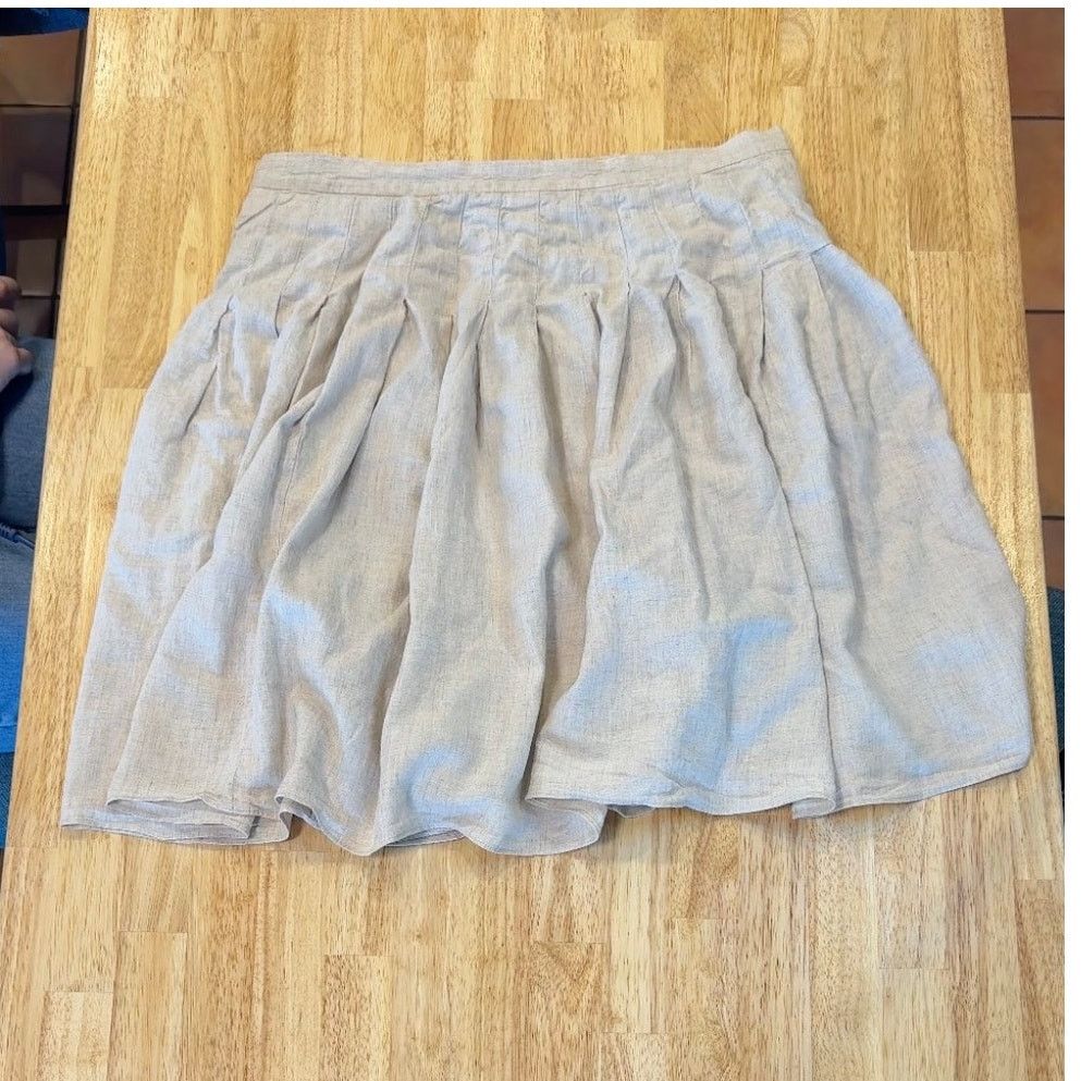 Other Apostrophe linen blend mini skirt size 16 Size XXL / US 16-18 / IT 52-54 - 1 Thumbnail