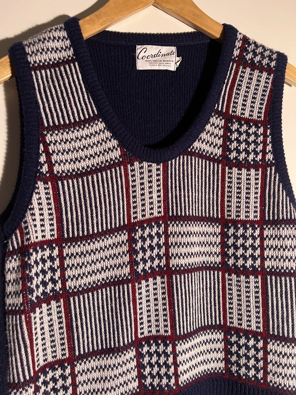 Vintage 60’s 70’s Vintage Coordinate Lord Clayton Retro Plaid Vest Size US S / EU 44-46 / 1 - 3 Thumbnail