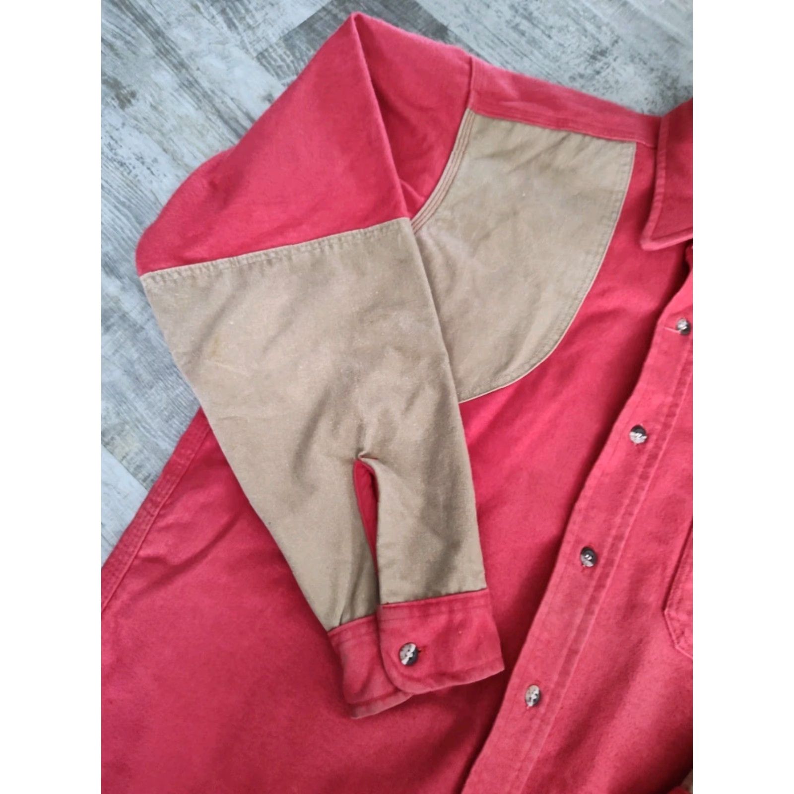 Vintage VINTAGE Dunns Hunting Shooting Button Shirt Mens L Rose Red Outdoorsman Classic Western Size US L / EU 52-54 / 3 - 4 Thumbnail