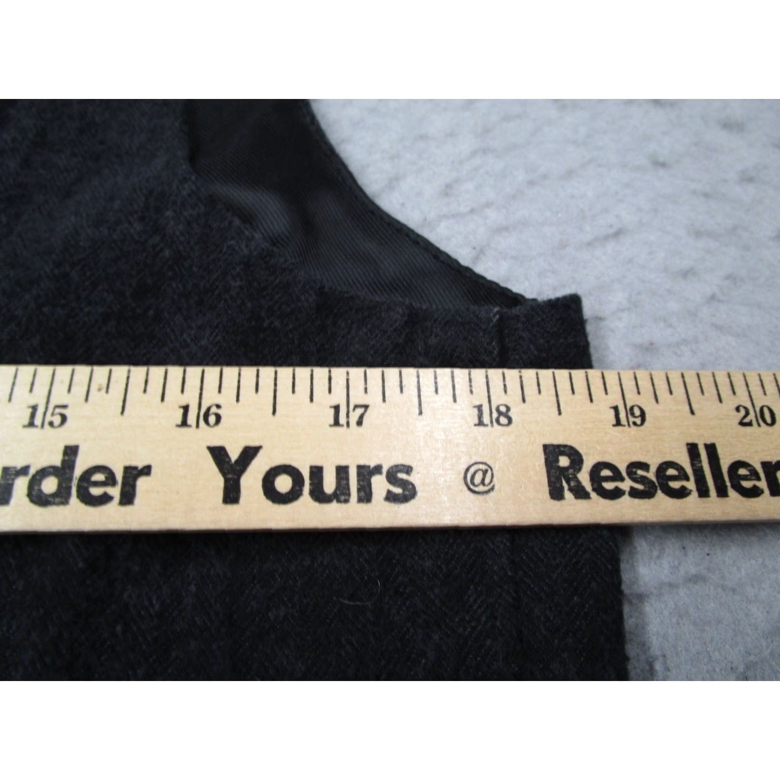 Obey OBEY Vest Mens Medium Gray Twill Button Up Waistcoat Pockets Size US M / EU 48-50 / 2 - 6 Thumbnail