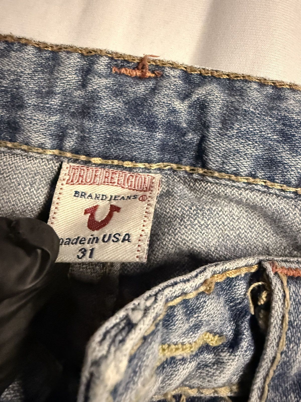 True Religion × Vintage Rainbow True Religion Jeans Real Vintage Y2K Bobby Big T Cut Size 31" - 16 Thumbnail