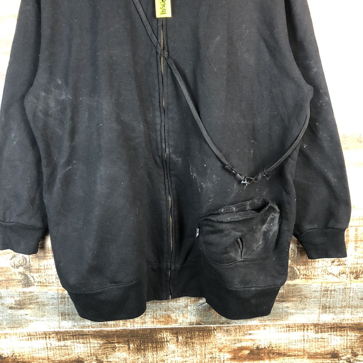 Issey Miyake DL Ne- net issey miyake Black Hoodie #A2591 Size US L / EU 52-54 / 3 - 6 Thumbnail