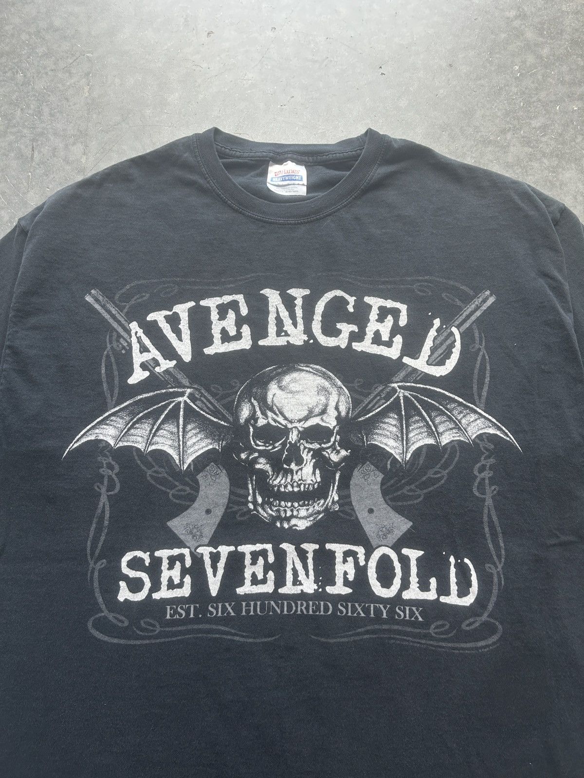 Band Tees × Vintage Vintage Y2K Avenged Sevenfold Graphic Tee Size US L / EU 52-54 / 3 - 1 Thumbnail