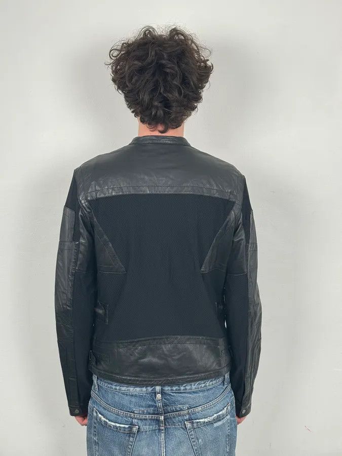 Dirk Bikkembergs AW2010 Bikkembergs Hybrid Black Leather Jacket Size US L / EU 52-54 / 3 - 4 Thumbnail