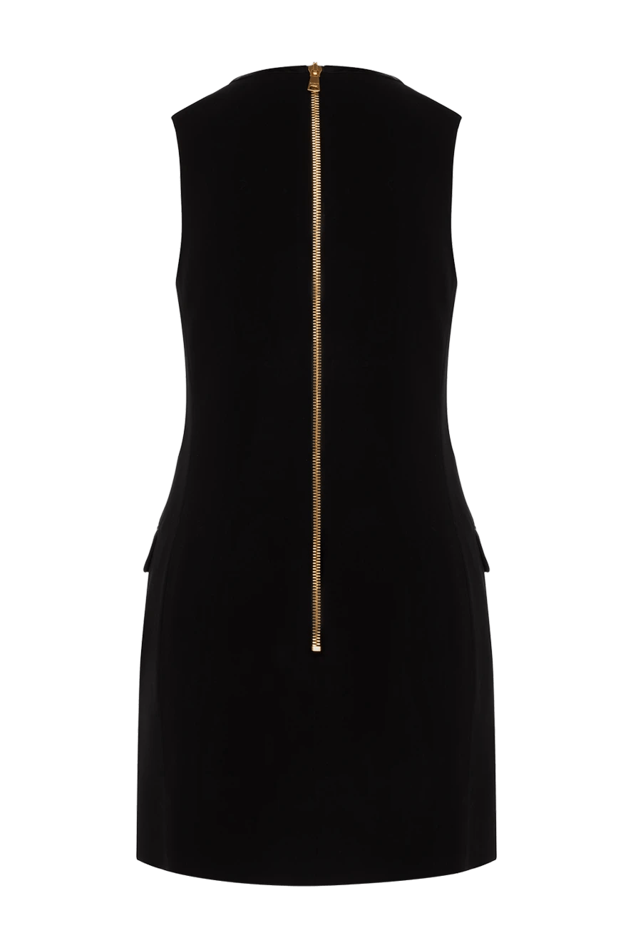 Balmain o1y0525 Mini Dress in Black Size M / US 6-8 / IT 42-44 - 2 Thumbnail