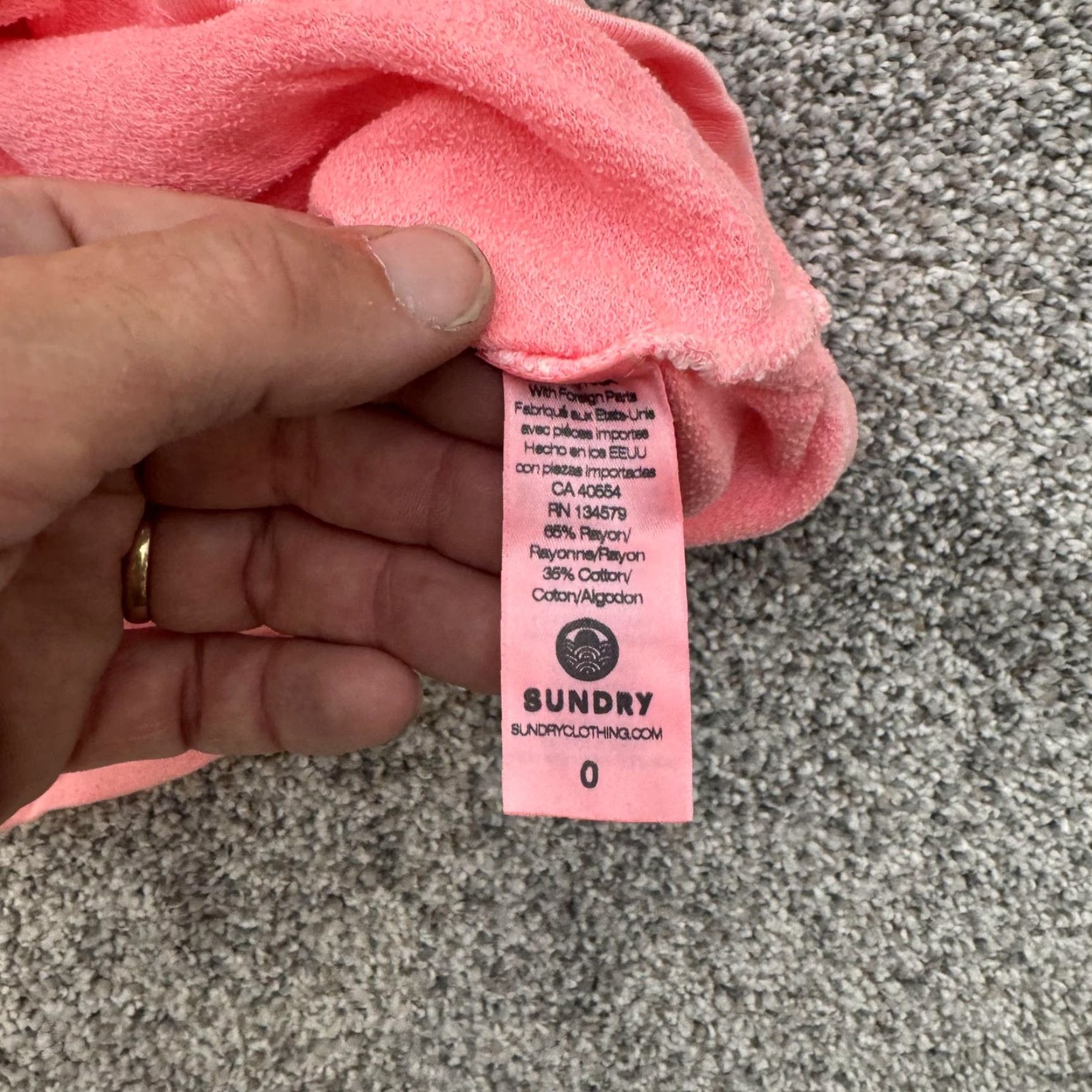 Sundry Sundry Skirt Womens 0 Pink Ruched Pull On Mini Rayon Cotton Stretch Casual Size 25" / US 0 / IT 36 - 5 Thumbnail