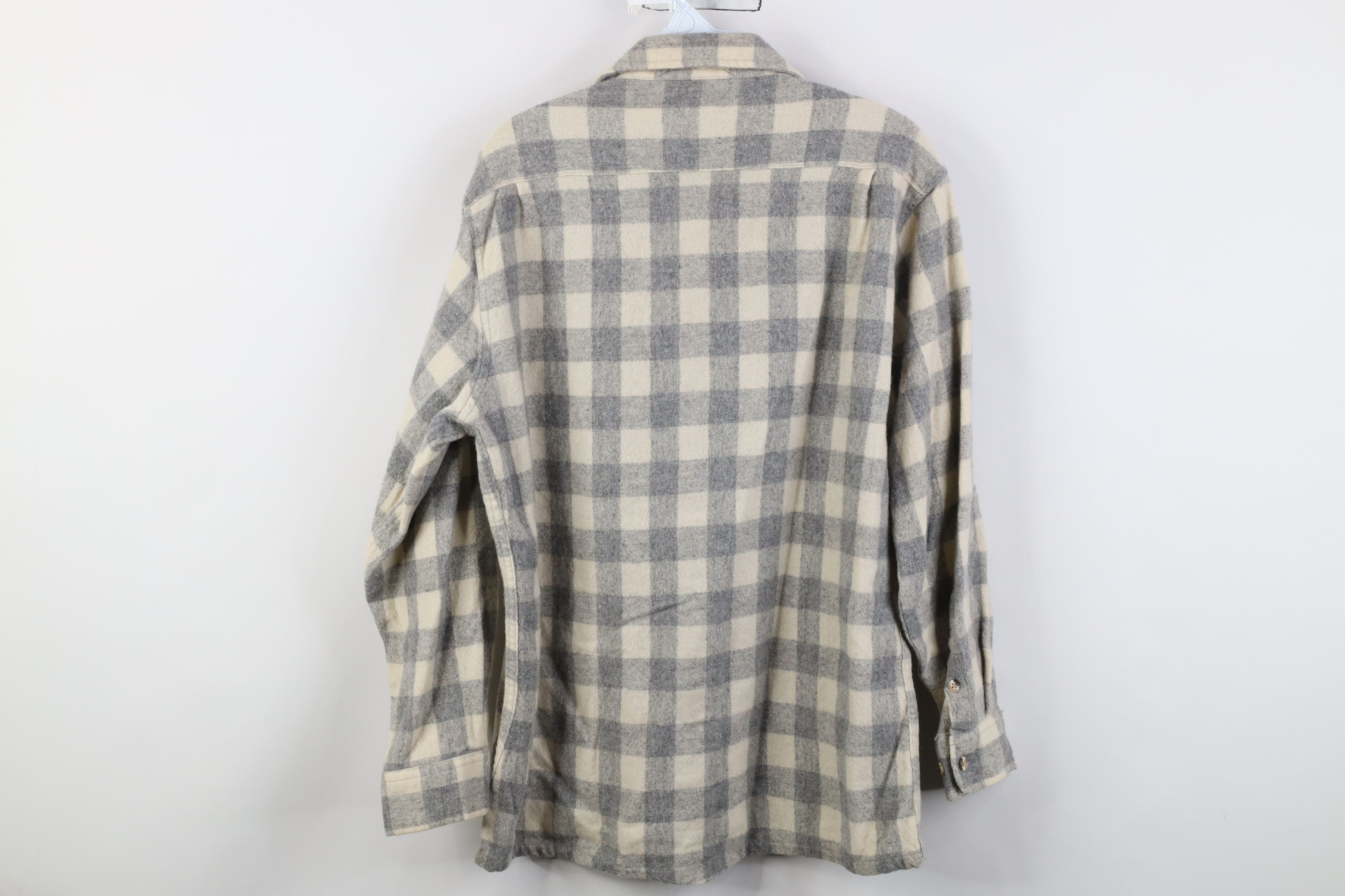 Vintage Vintage 70s Streetwear Double Pocket Button Shirt Plaid Size US S / EU 44-46 / 1 - 10 Thumbnail