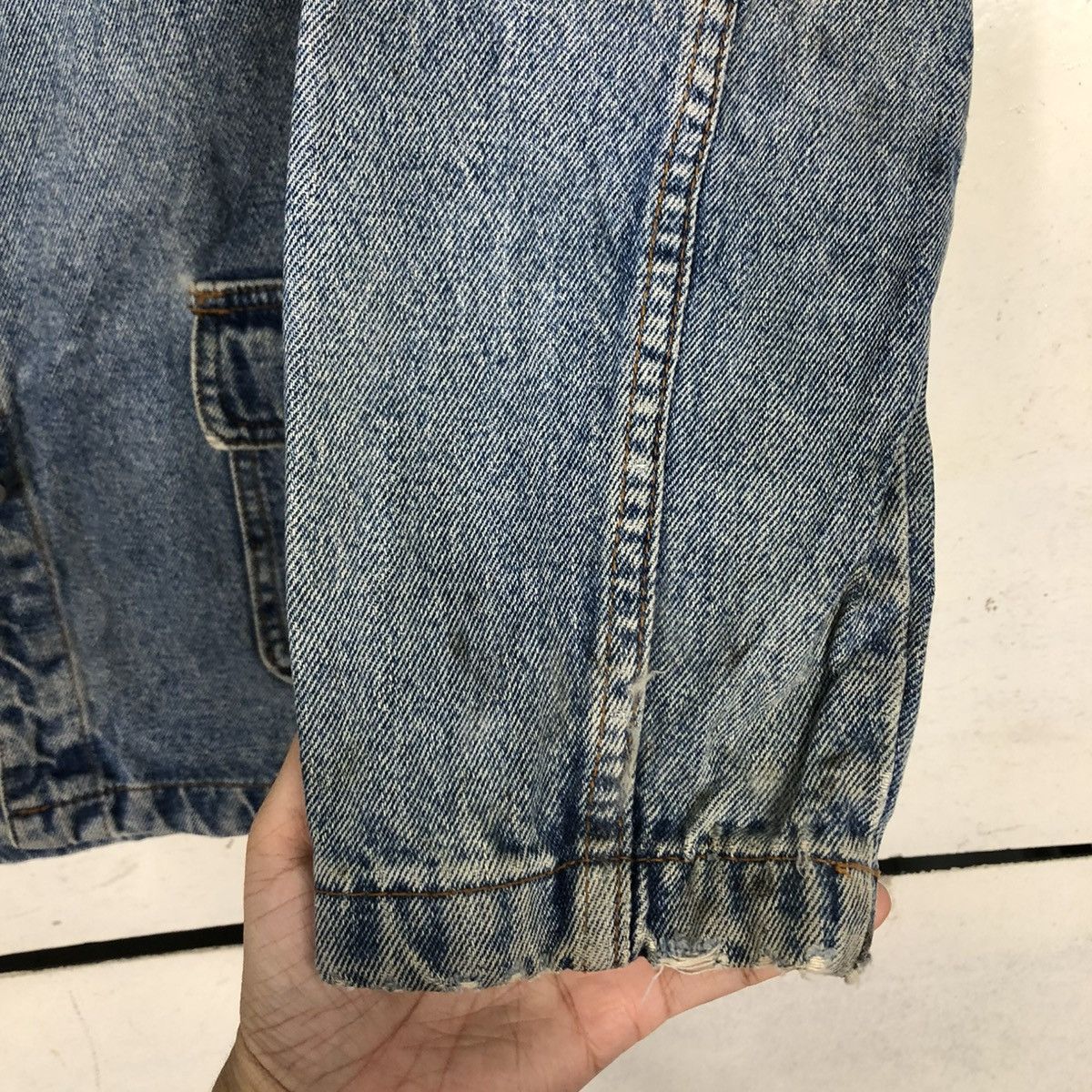Japanese Brand 🔥VINTAGE CHORE DENIM WORK JACKET BILLBLASS ISSEY MIYAKE Size US M / EU 48-50 / 2 - 17 Thumbnail