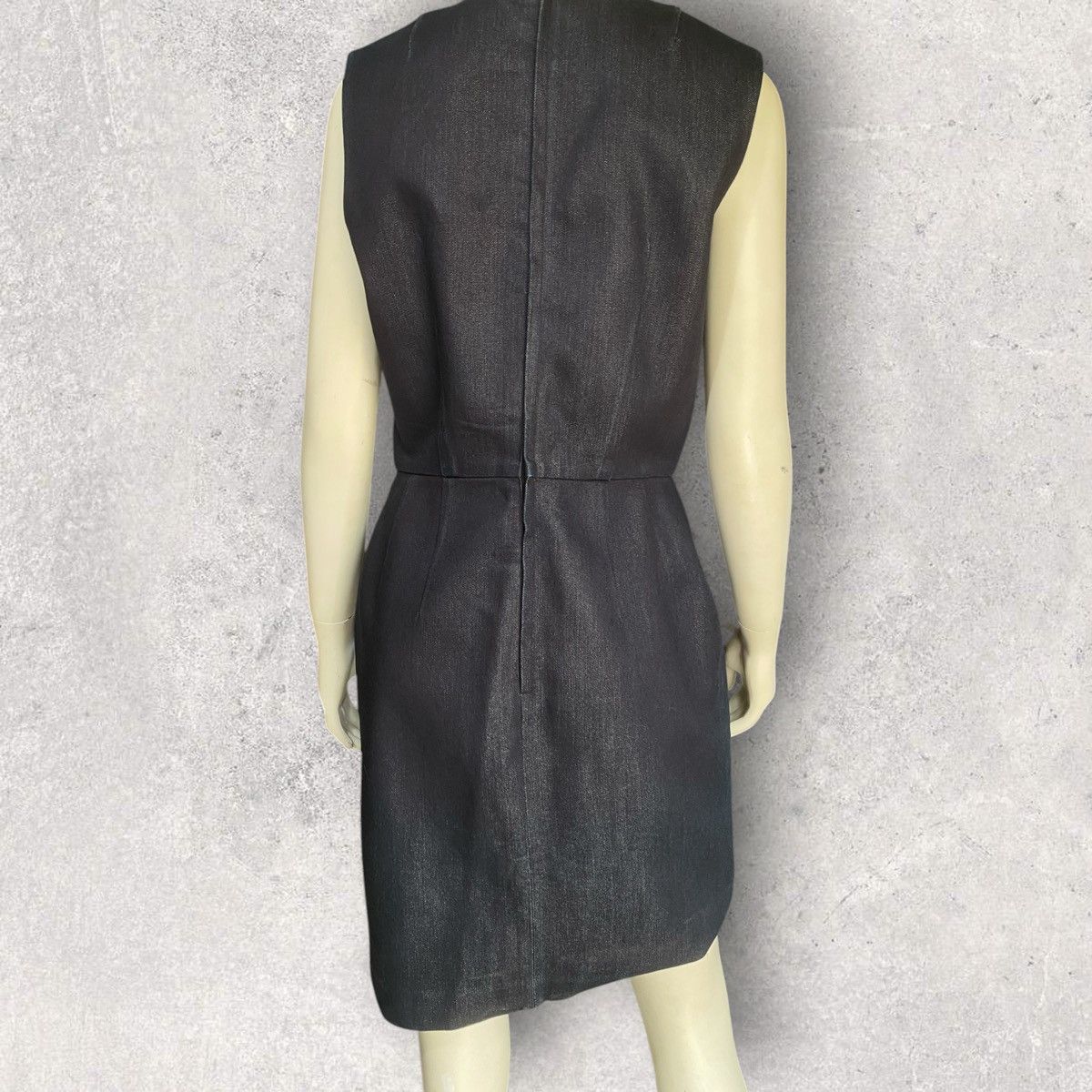 Comme des Garcons CDG Denim Midi Dress Size L / US 10 / IT 46 - 8 Thumbnail