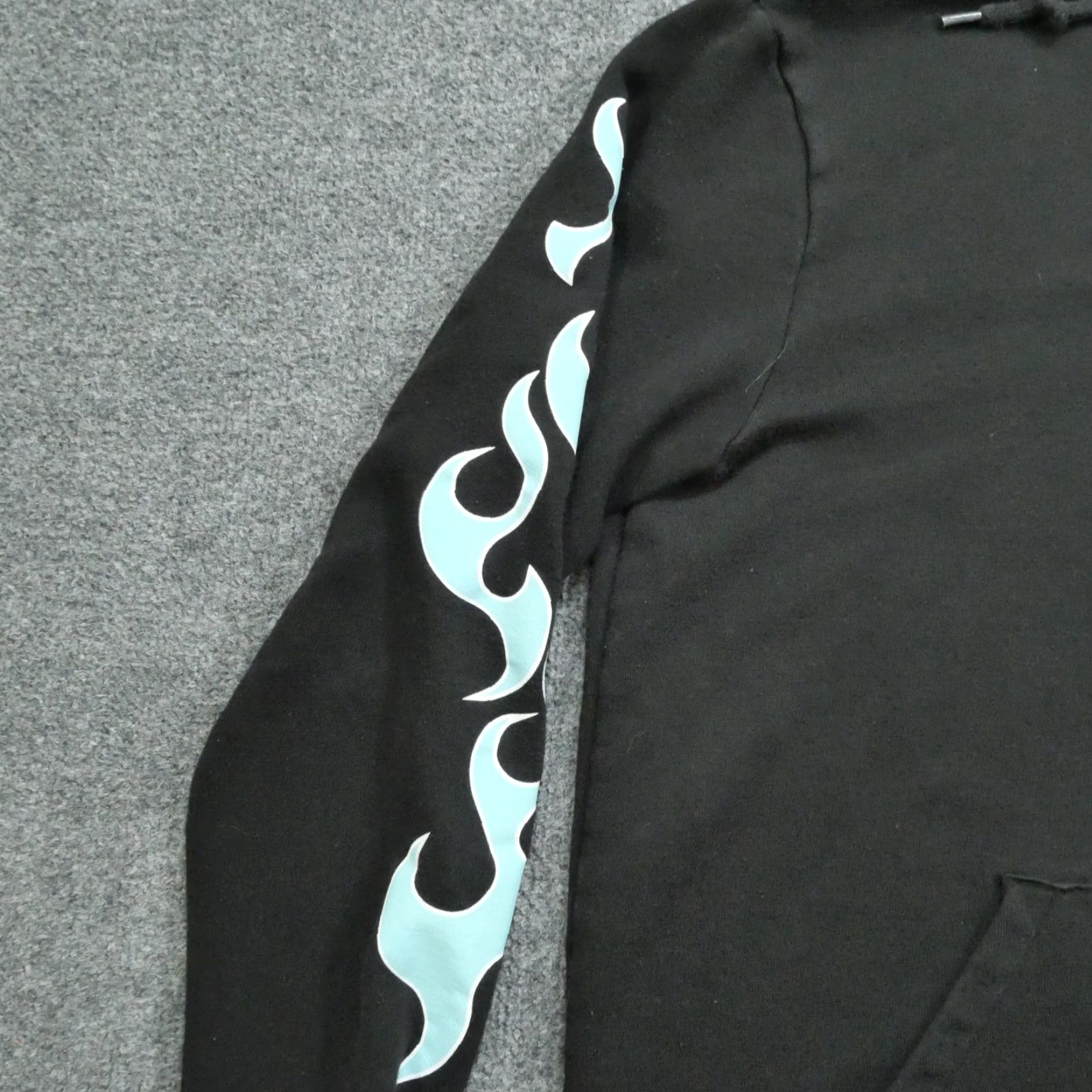 Vintage Lil Nas X Hoodie Mens Adult Large Black Pullover Hooded Flames 90s Hip Hop Panini Size US L / EU 52-54 / 3 - 3 Thumbnail
