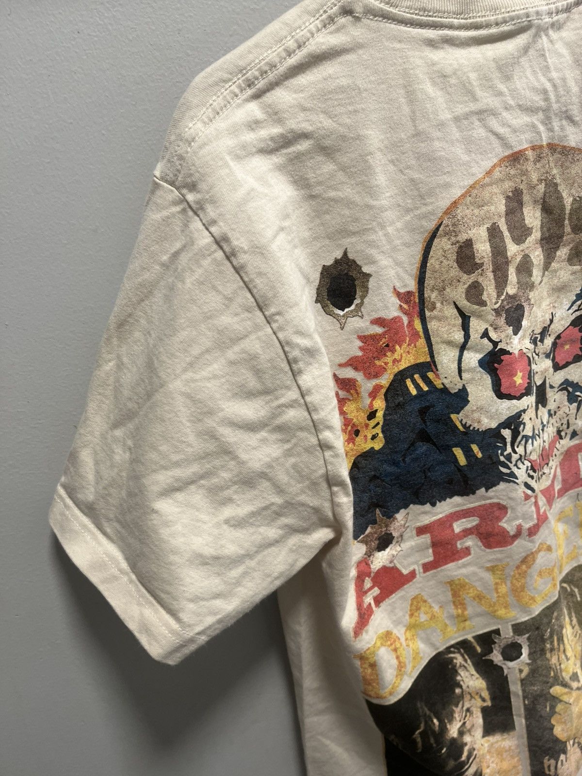 Other Beige flaming skullhead Juice world T- shirt Size US S / EU 44-46 / 1 - 10 Thumbnail