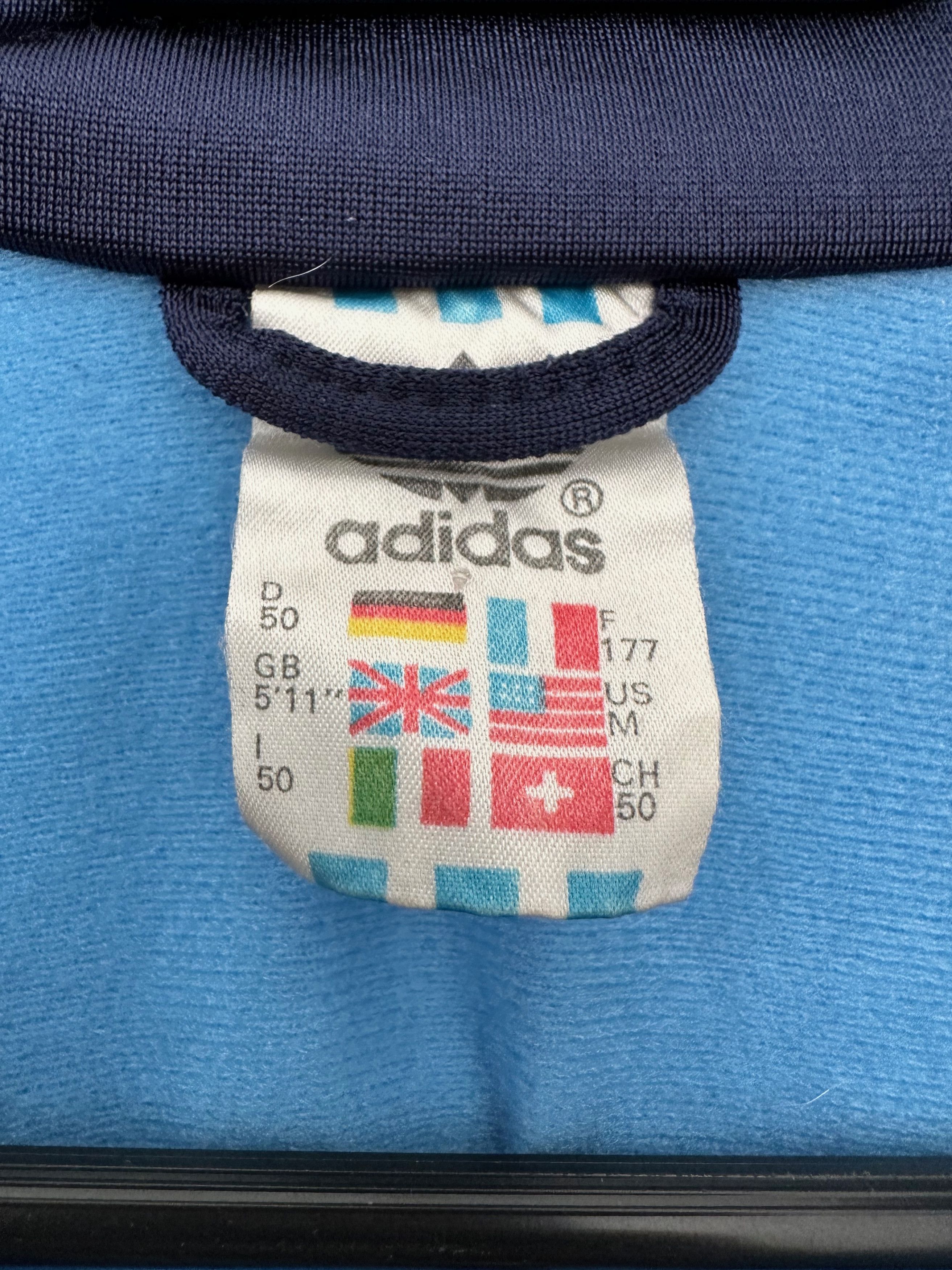 Adidas 80's 90's Adidas Originals athletic top full zip big logo Size US M / EU 48-50 / 2 - 5 Thumbnail