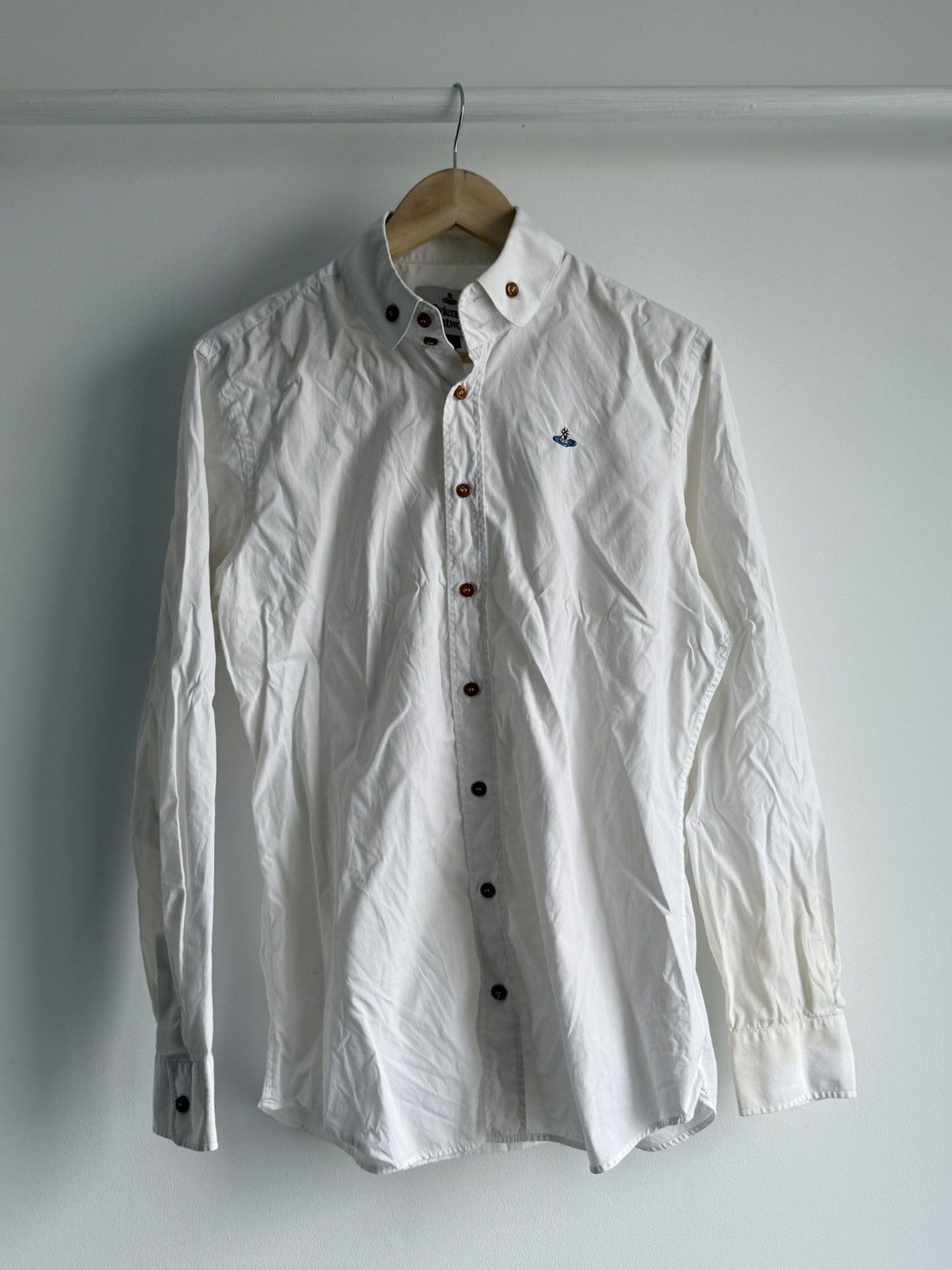 Vivienne Westwood Vivienne Westwood White Button Up Shirt Size US M / EU 48-50 / 2 - 1 Thumbnail
