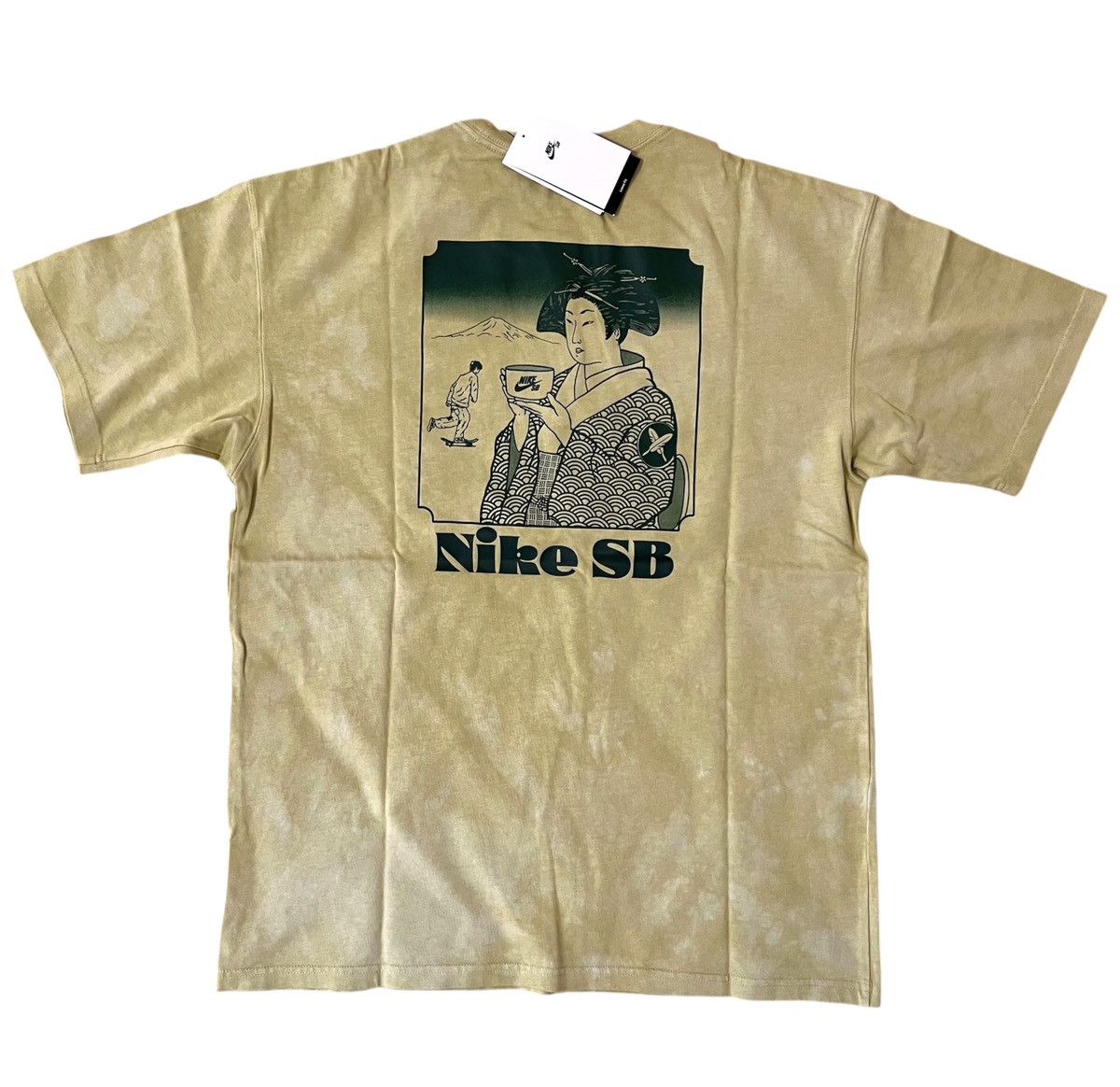 Nike SB Nike SB Yuto Horigome Tee Olive Aura matcha gheisa Japan Size US M / EU 48-50 / 2 - 2 Thumbnail