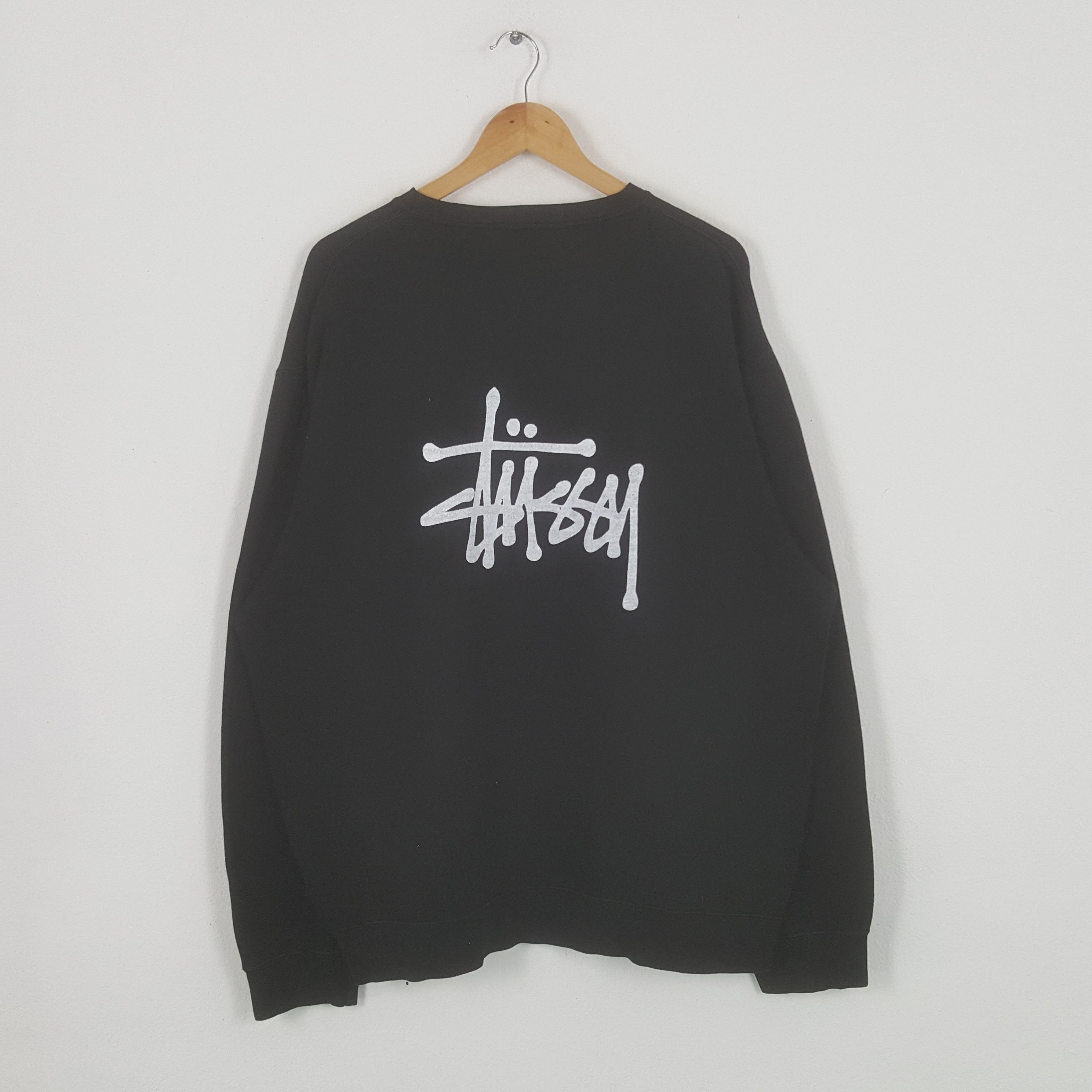Stussy × Vintage Vintage Stussy Streetwear Style Big Logo Sweatshirt Size US XXL / EU 58 / 5 - 1 Thumbnail