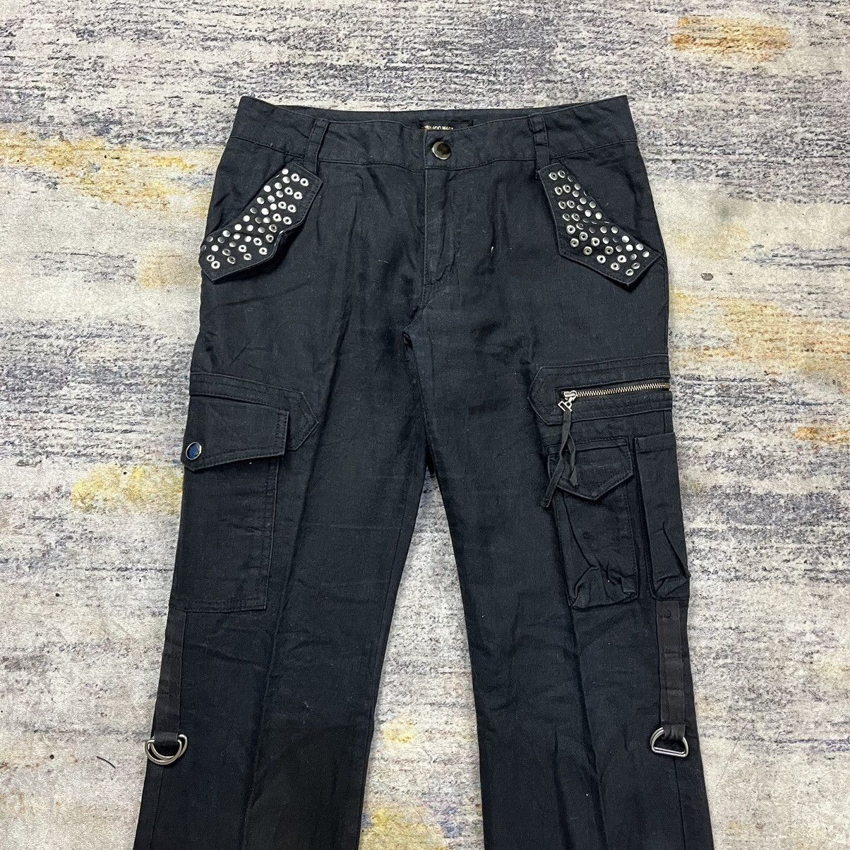 Tornado Mart Tornado Mart studded multi pocket cargo pants Size 28" / US 6 / IT 42 - 3 Thumbnail