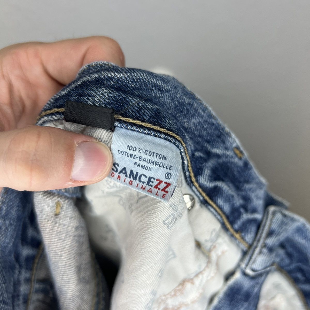 Fubu × JNCO × Southpole Vintage Sancezz Baggy Hip Hop Pants Trousers Patchwork Denim Size US 34 / EU 50 - 11 Thumbnail