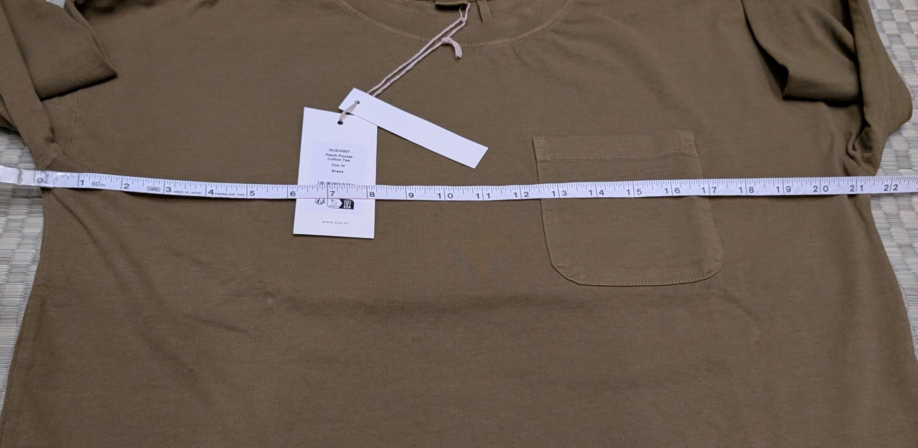 Other NWT TOAST Patch Pocket Cotton T-shirt Brass Size M / US 6-8 / IT 42-44 - 5 Thumbnail