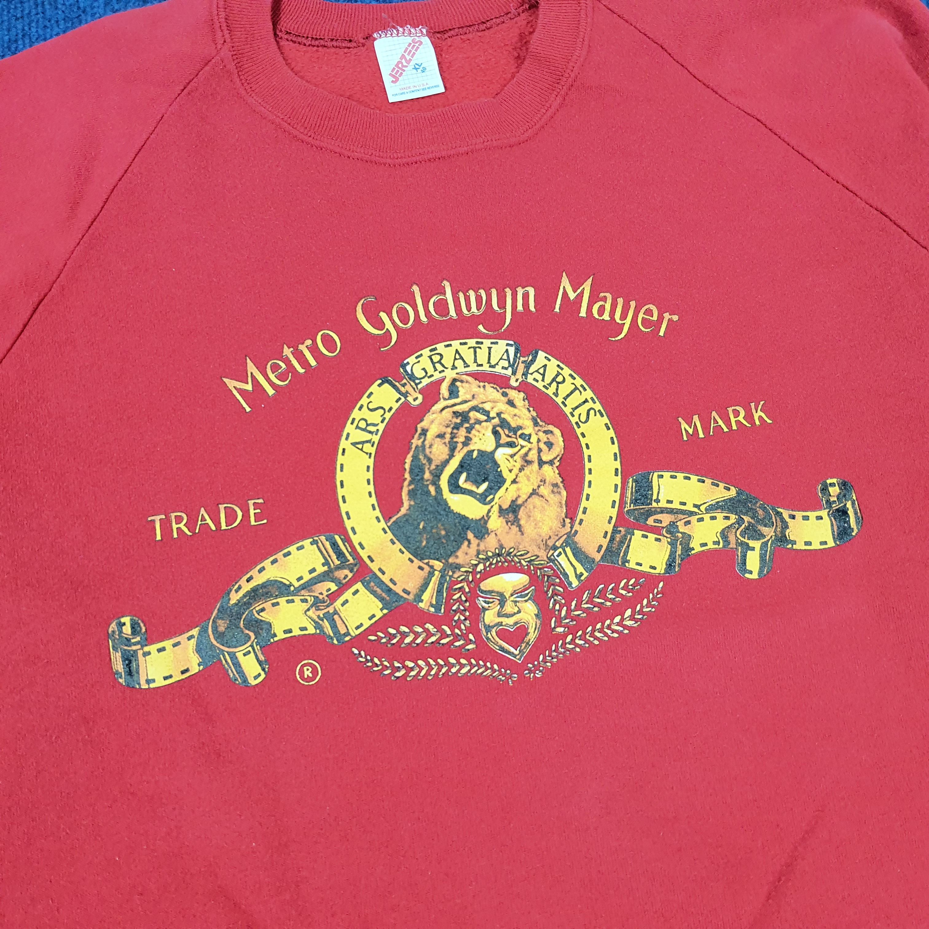 Vintage Vintage Metro Goldwyn Mayer America Movie Company Sweatshirt Size US M / EU 48-50 / 2 - 2 Thumbnail