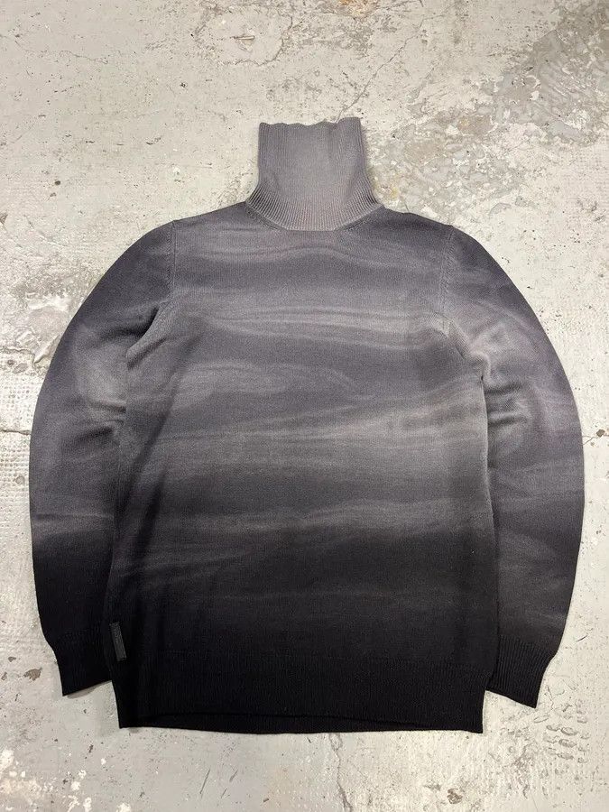 Prada 2000s Prada Faded Grey Turtleneck Size US M / EU 48-50 / 2 - 1 Thumbnail