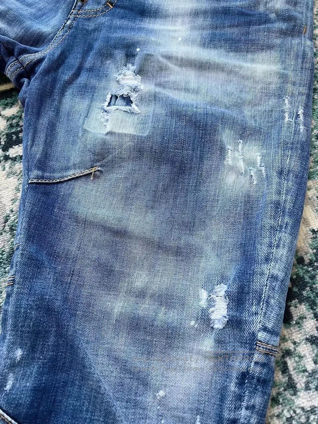 Dsquared2 Dsquared2 Blue Washed Combat Jeans Special Edition. Size US 44 / EU 60 - 5 Thumbnail