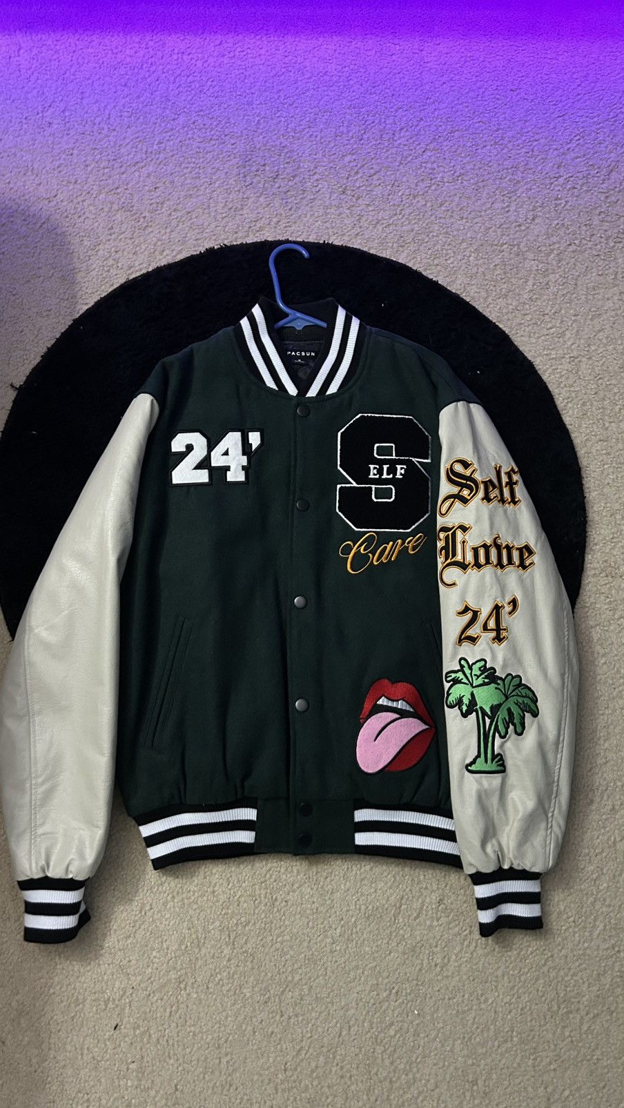 Pacsun Pacsun Self-Care Varsity Jacket Size US M / EU 48-50 / 2 - 1 Preview