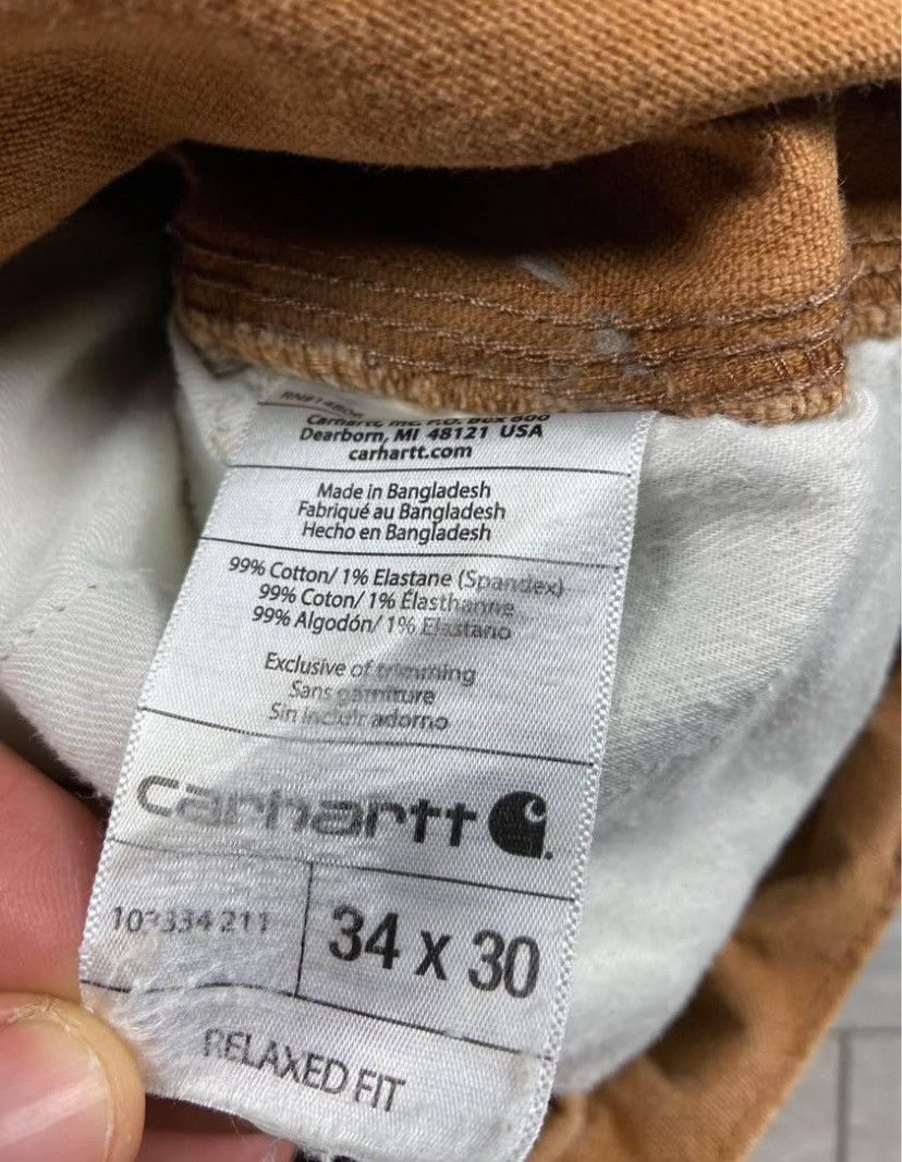 Carhartt Carhartt Double knee distressed work pants* mens 33x28 Size US 33 - 6 Thumbnail