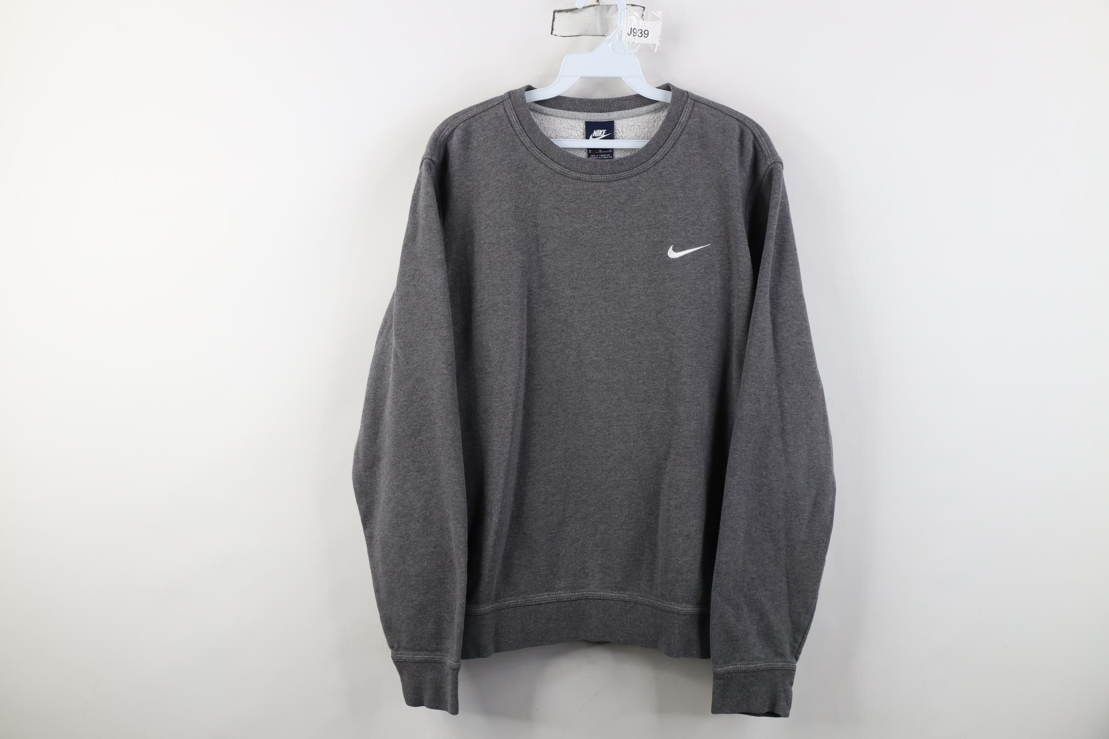 Nike Vintage Y2K Nike Scott Mini Swoosh Crewneck Sweatshirt Gray Size US M / EU 48-50 / 2 - 1 Thumbnail