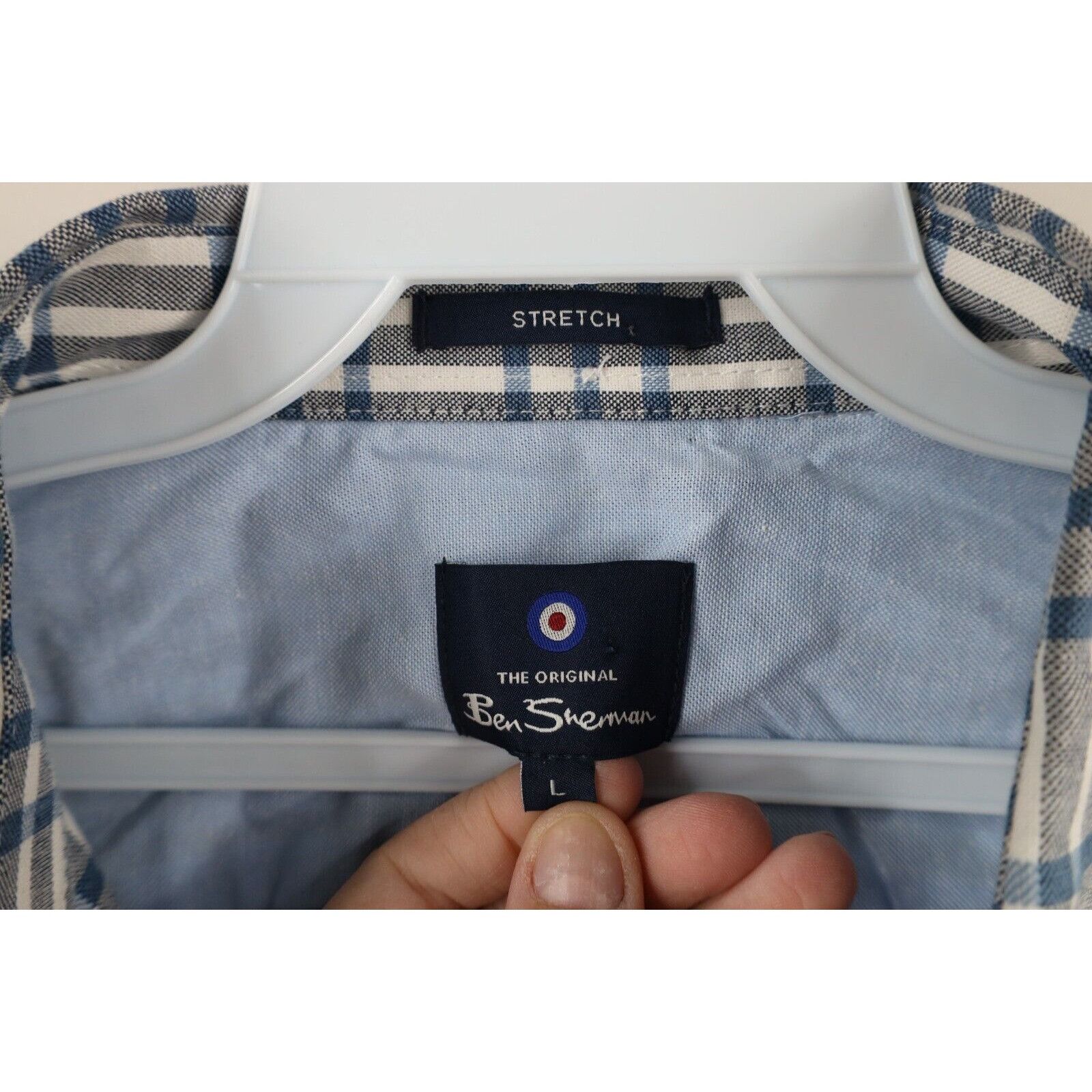 Ben Sherman New Ben Sherman Stretch Long Sleeve Collared Button Shirt Size US L / EU 52-54 / 3 - 7 Thumbnail