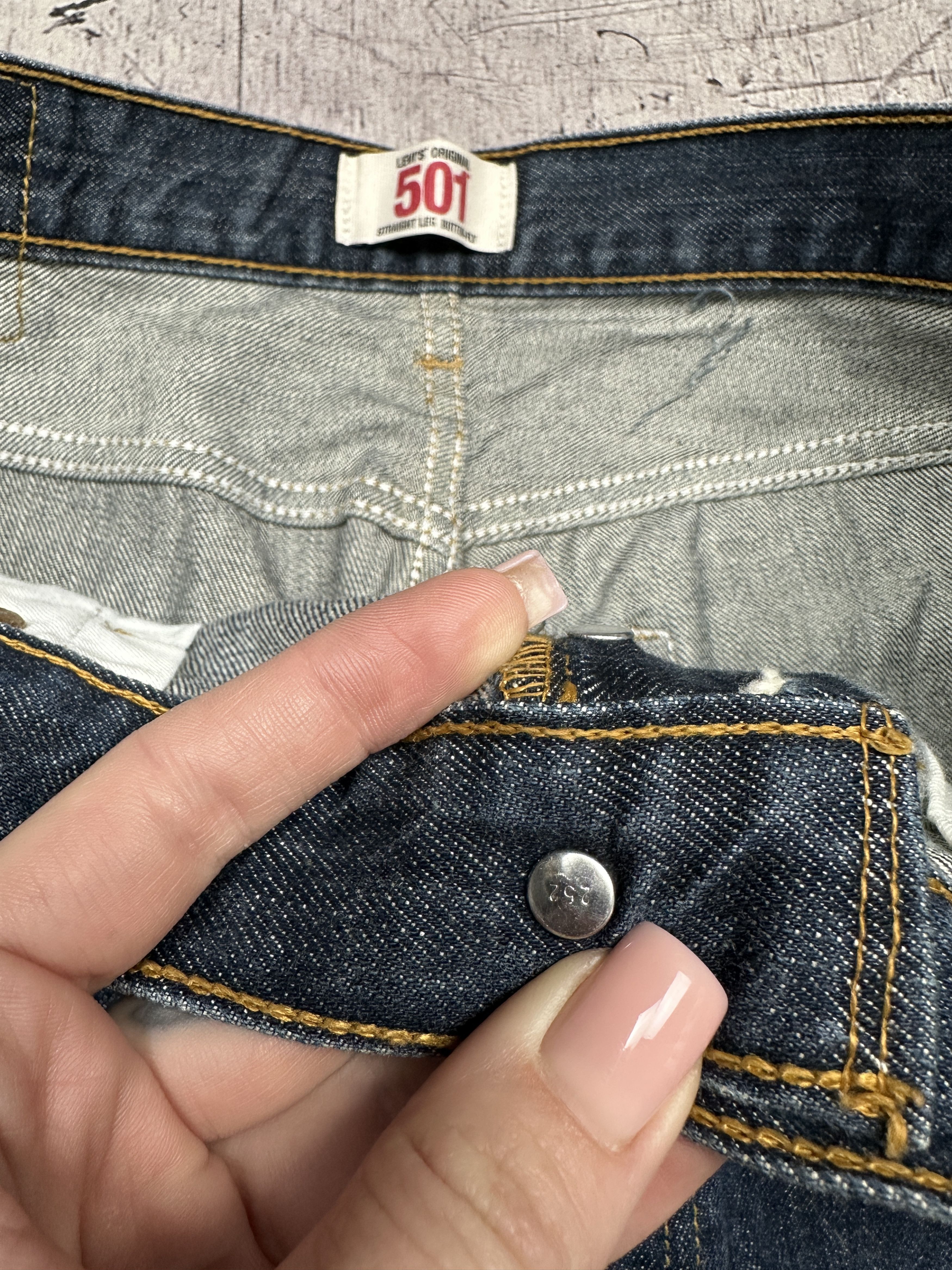 Levi's Levi's 501 Mens Denim Pants Jeans Size 34 x 30 Size US 34 / EU 50 - 8 Thumbnail