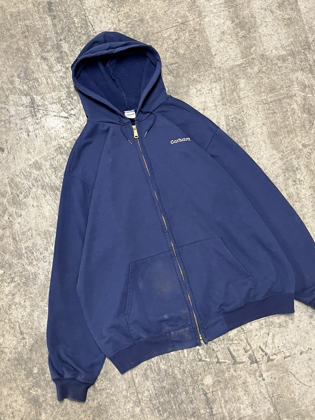 Carhartt × Vintage Carhartt zip up hoodie vintage streetwear hype boxy rare Size US XL / EU 56 / 4 - 2 Thumbnail