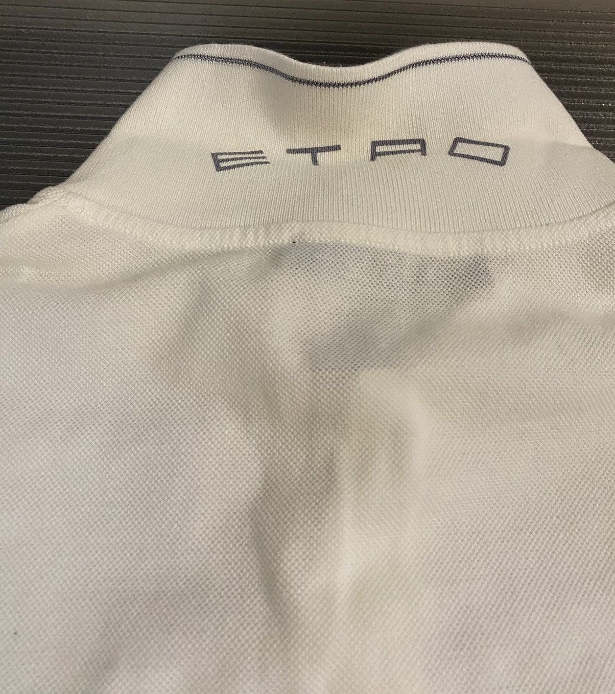 Etro Etro 🇮🇹 white open polo XXL NWT Size US XXL / EU 58 / 5 - 3 Thumbnail