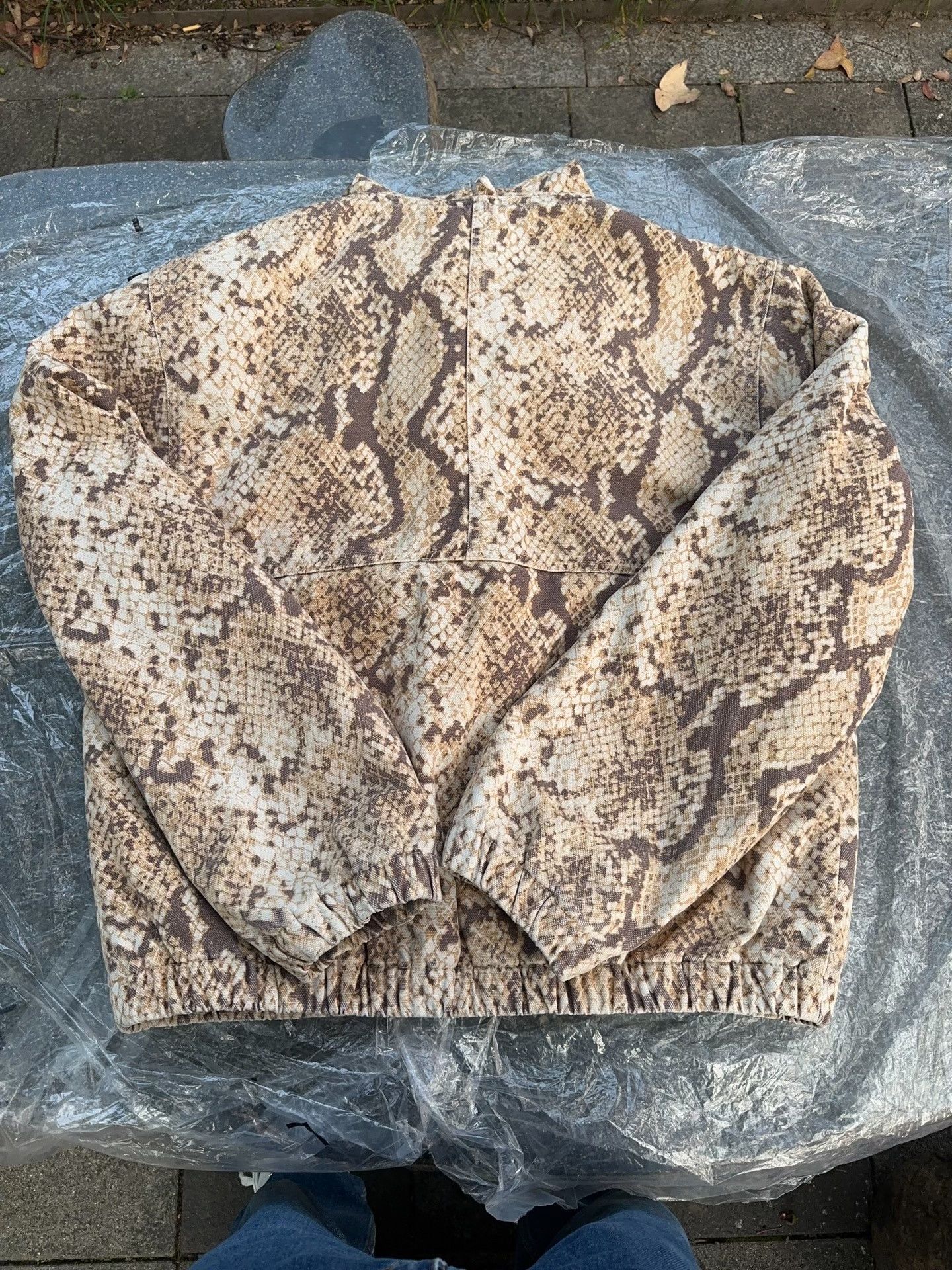 Stussy Stussy FW23 Snake Print Jacket Size US XXS / EU 40 - 2 Thumbnail