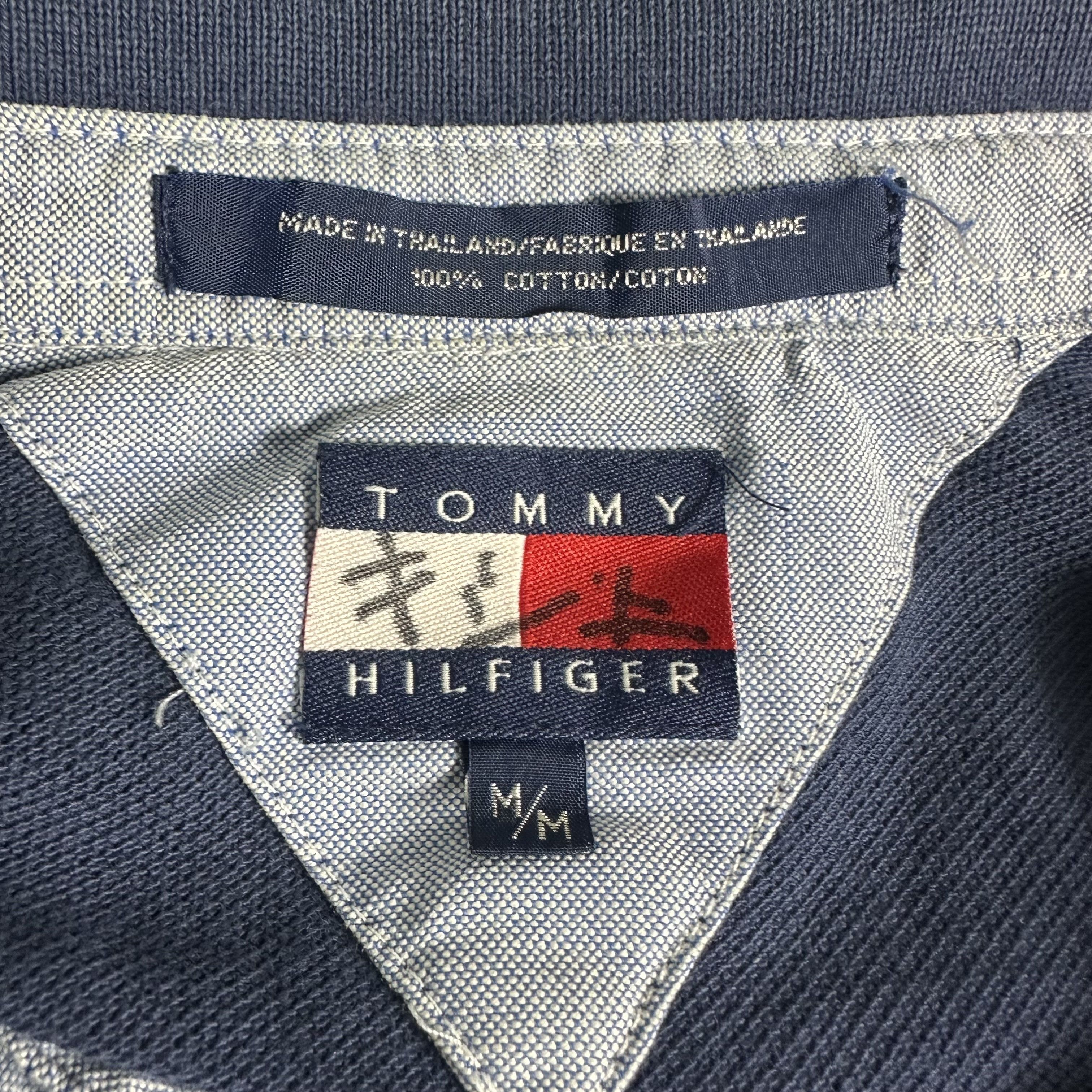 Tommy Hilfiger 🔥RARE🔥Vintage Tommy Hilfiger Flag Spell Out Polo Shirt Size US M / EU 48-50 / 2 - 4 Thumbnail