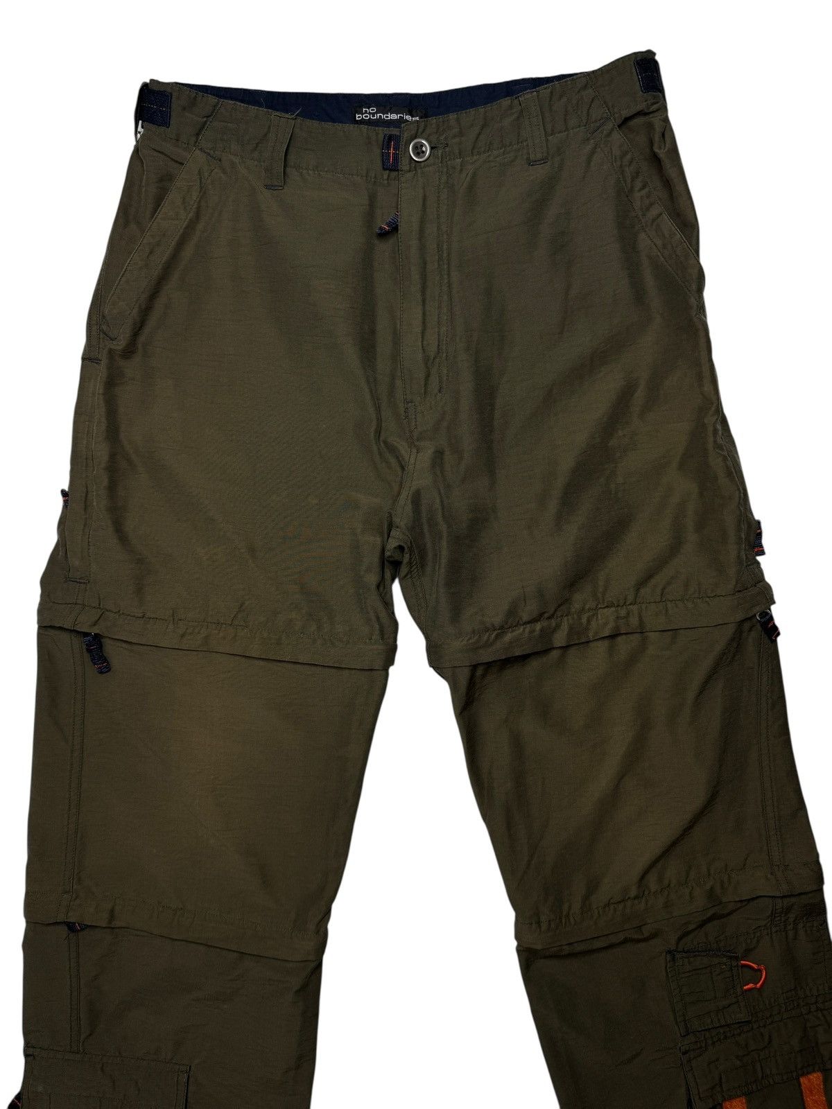 Vintage Vintage Y2K Olive No Boundaries Cargo Pants Shorts Size US 34 / EU 50 - 3 Thumbnail