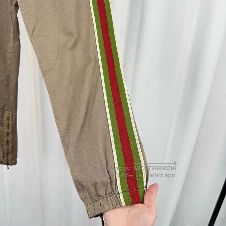 Gucci Gucci Red Green Web Double G Pants. Size US 44 / EU 60 - 4 Thumbnail